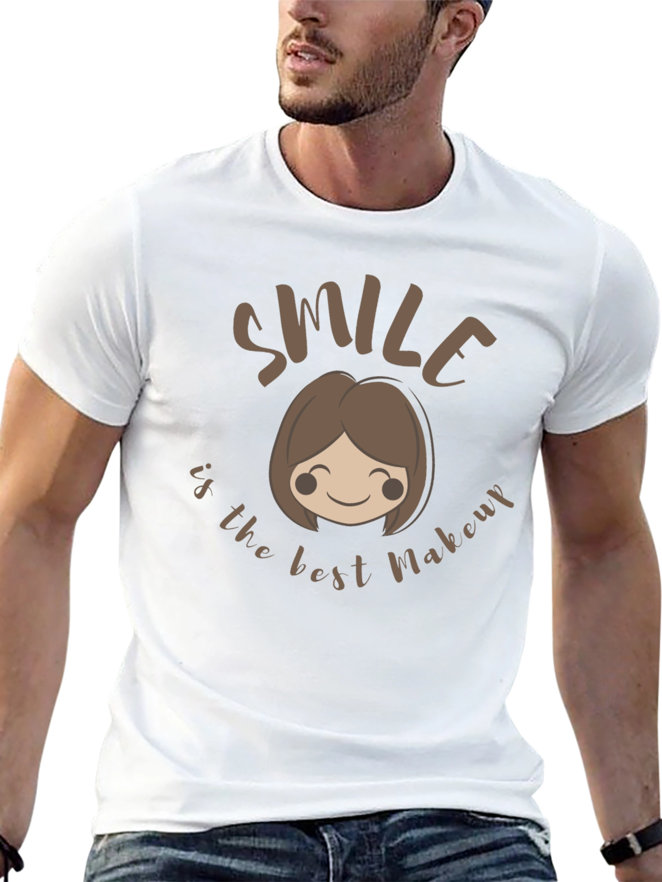 Black Smile is the Best Makeup Black T-Shirt view 13