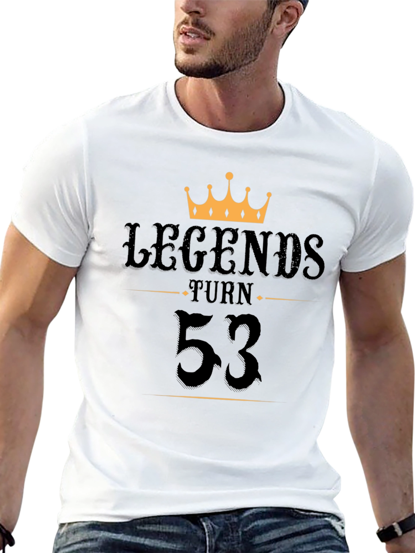 Black Legends Turn 53 Graphic T-Shirt view 13