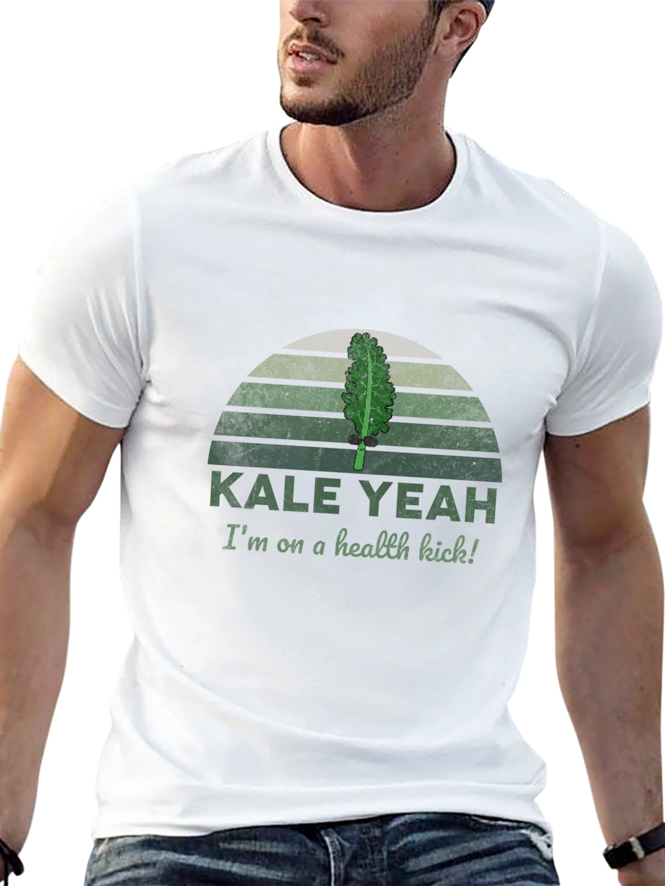 Black Kale Yeah! Health Kick Graphic Tee view 13