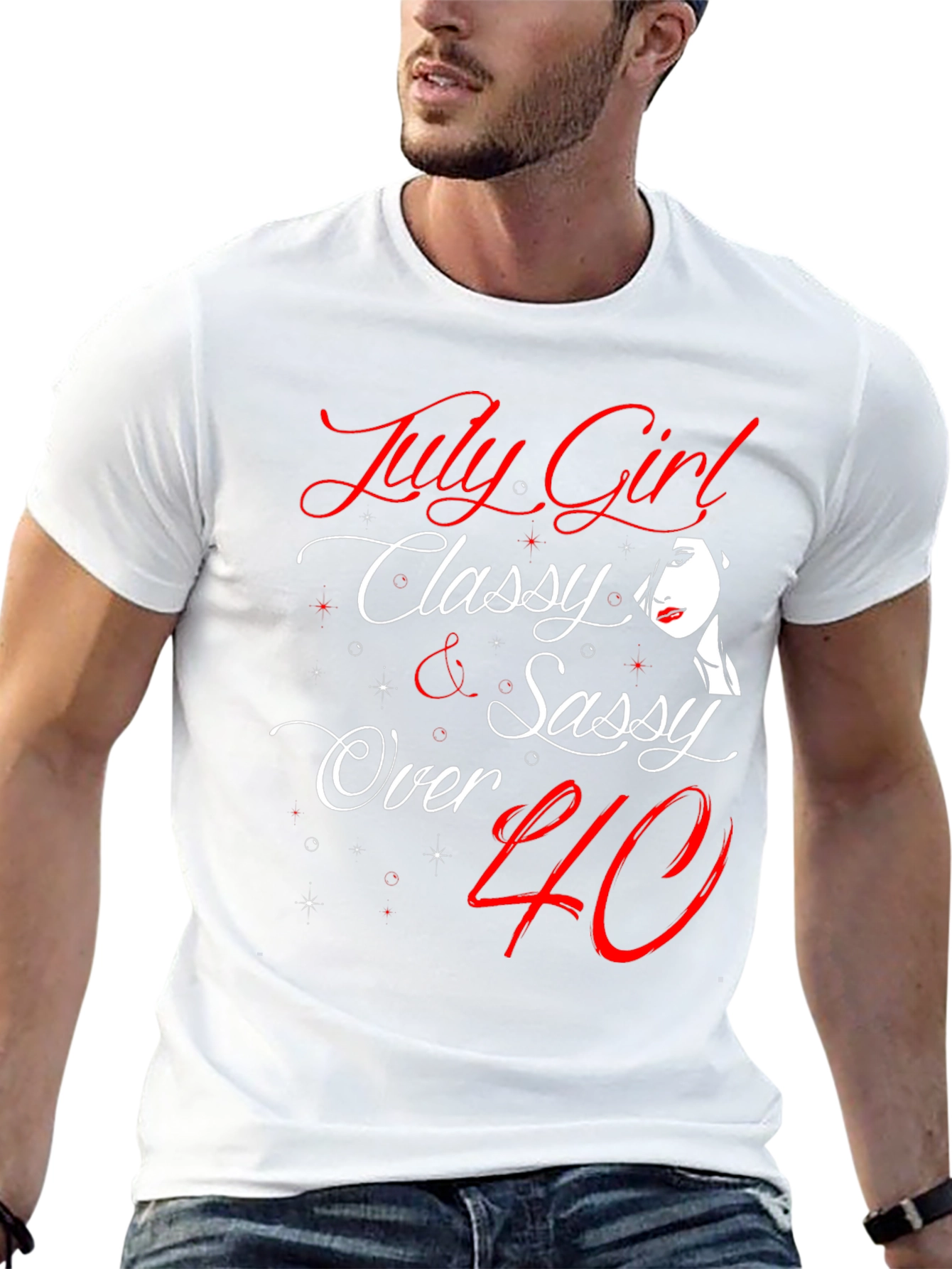 Black July Girl Classy & Sassy Over 40 T-Shirt view 13