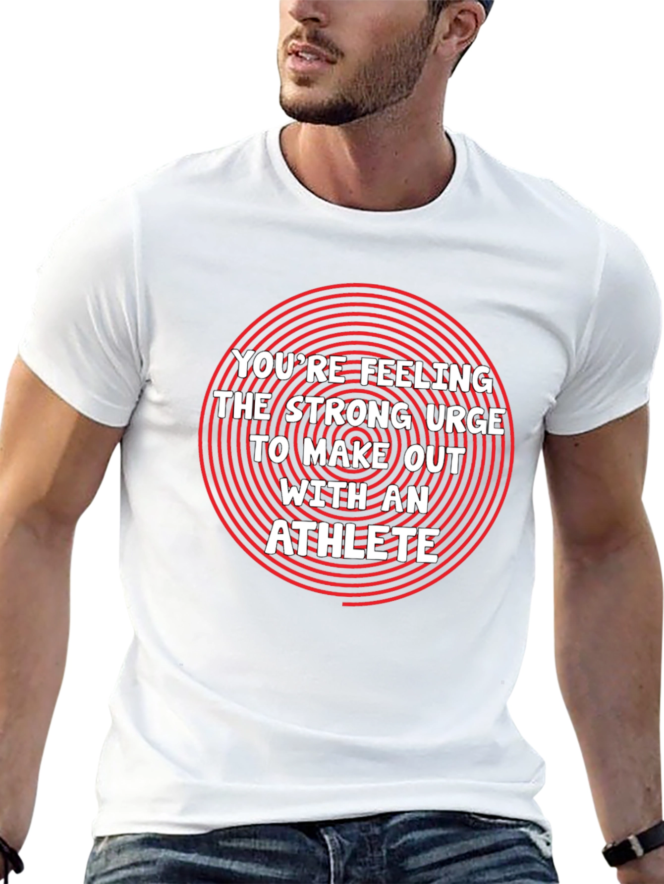 Black Athlete Urge Graphic Tee - Make Out With An Athlete Shirt view 13