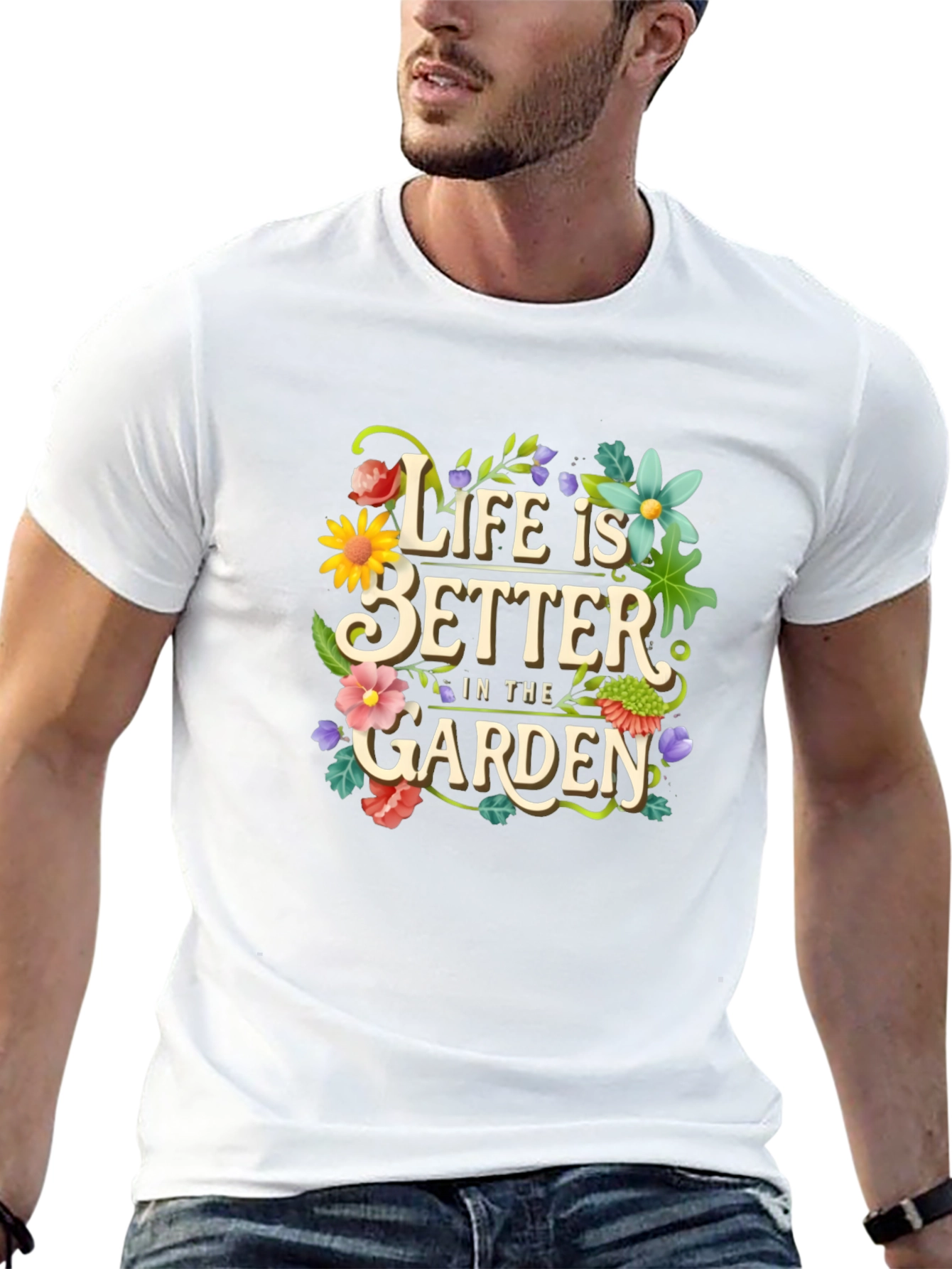 Black Life is Better in the Garden Graphic Tee view 13