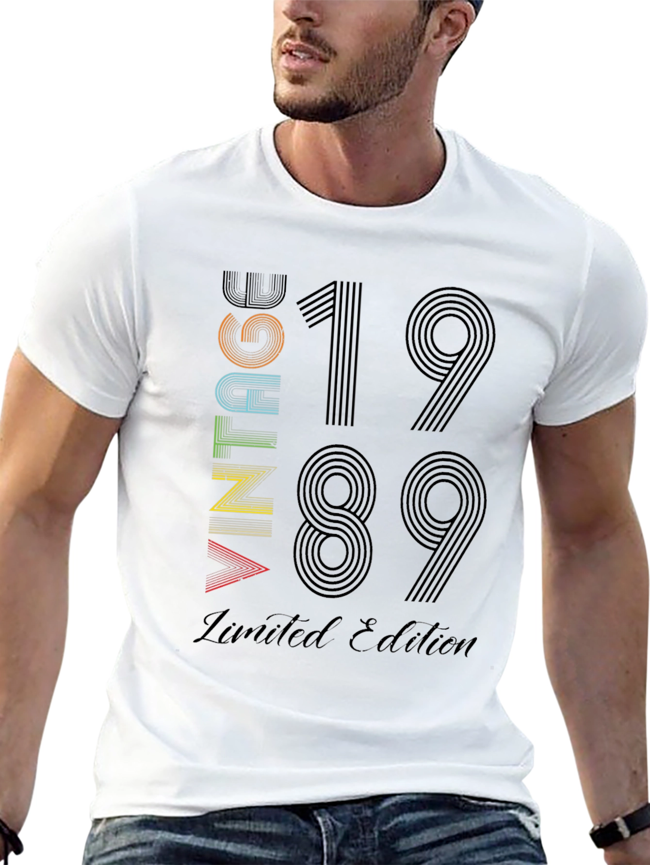 Black Vintage 1989 Limited Edition Graphic T-Shirt view 13