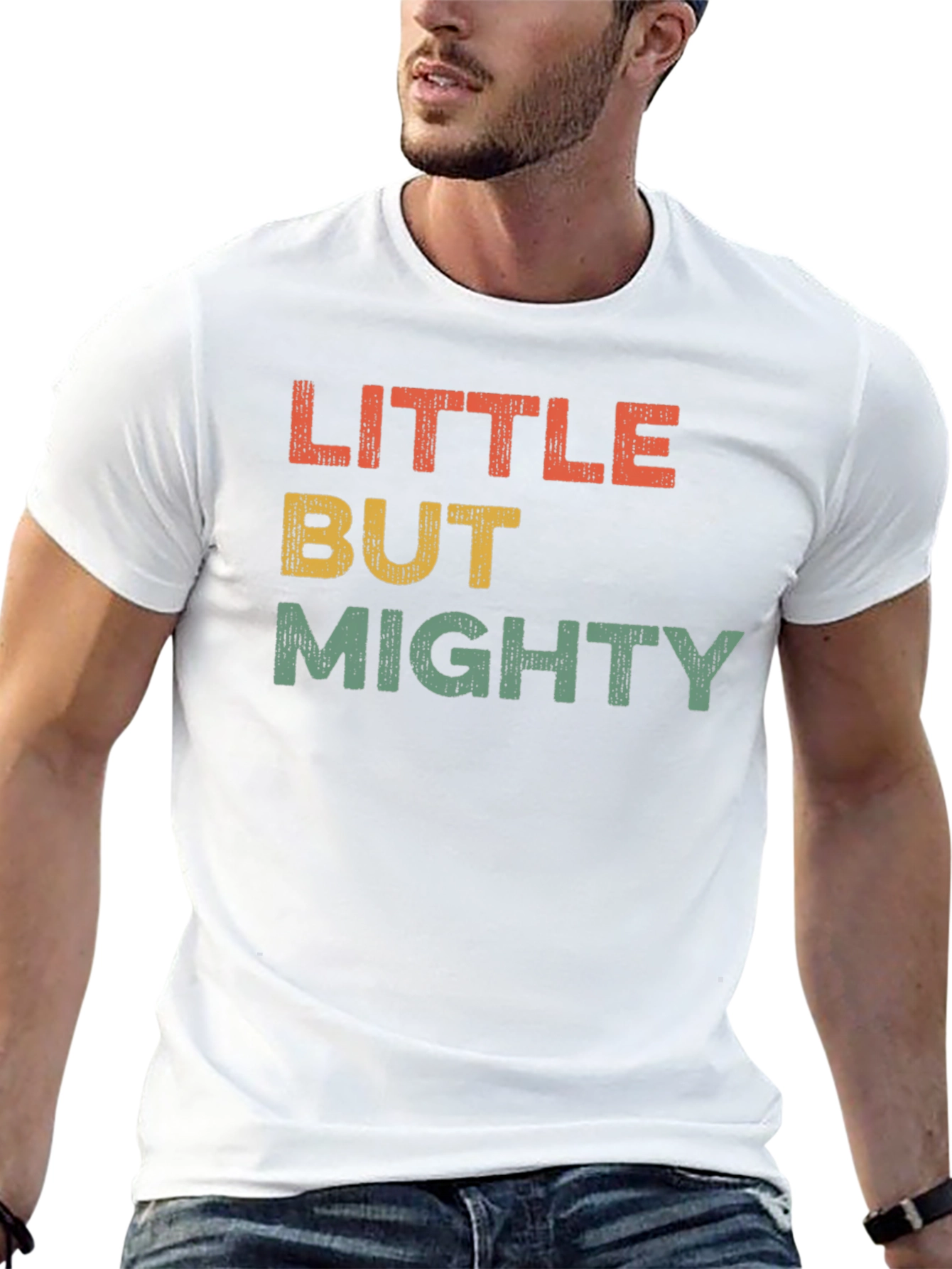Black Little But Mighty Graphic T-Shirt view 13