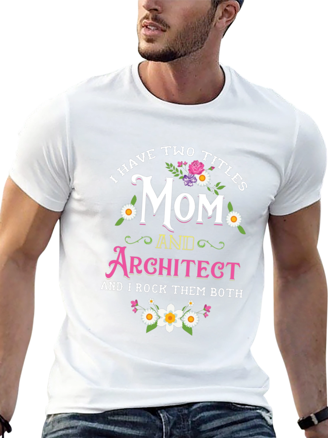 Black Mom and Architect T-Shirt: I Rock Them Both! view 13