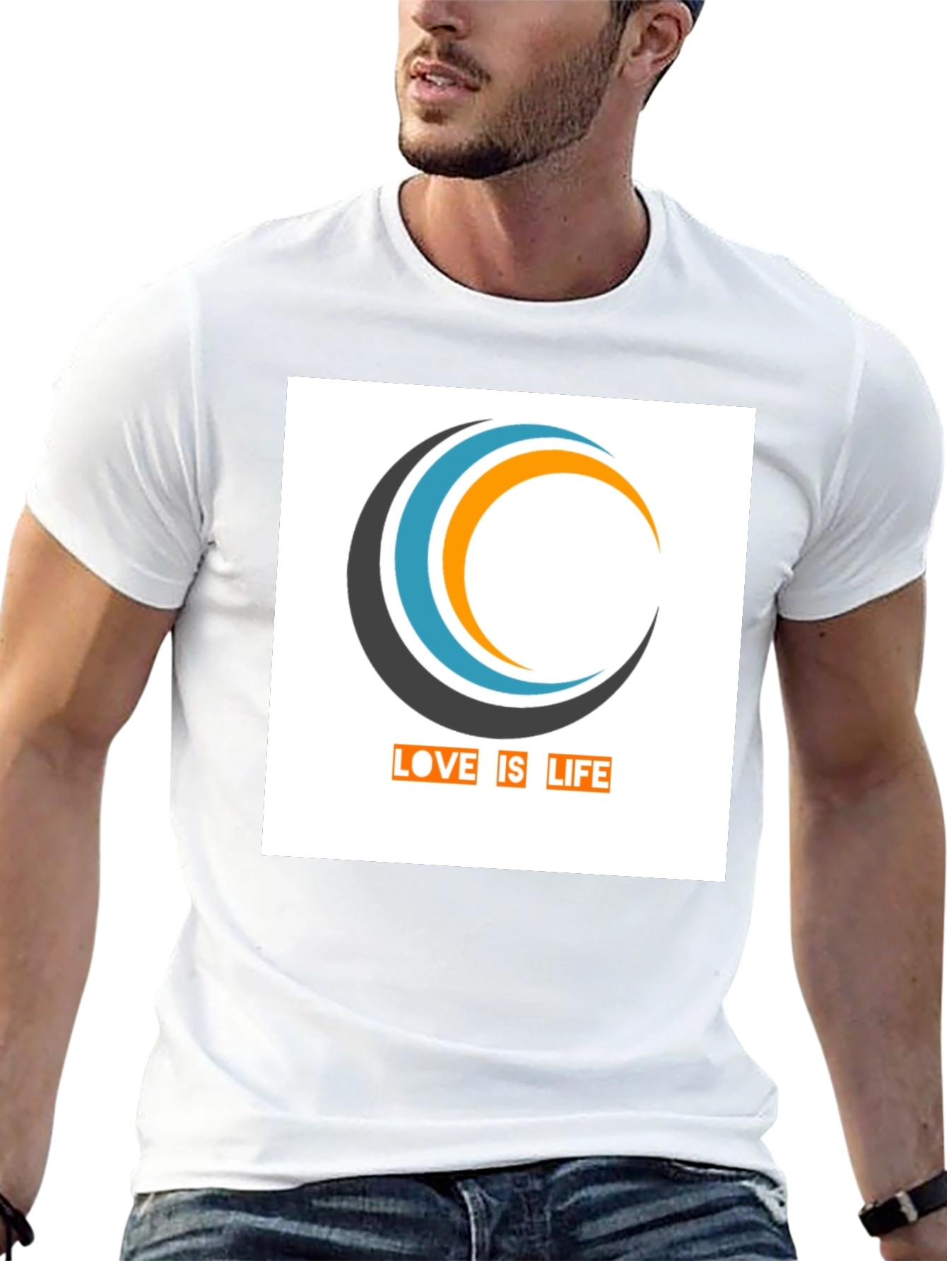 Black Love is Life Graphic T-Shirt - Stylish Black Tee view 13