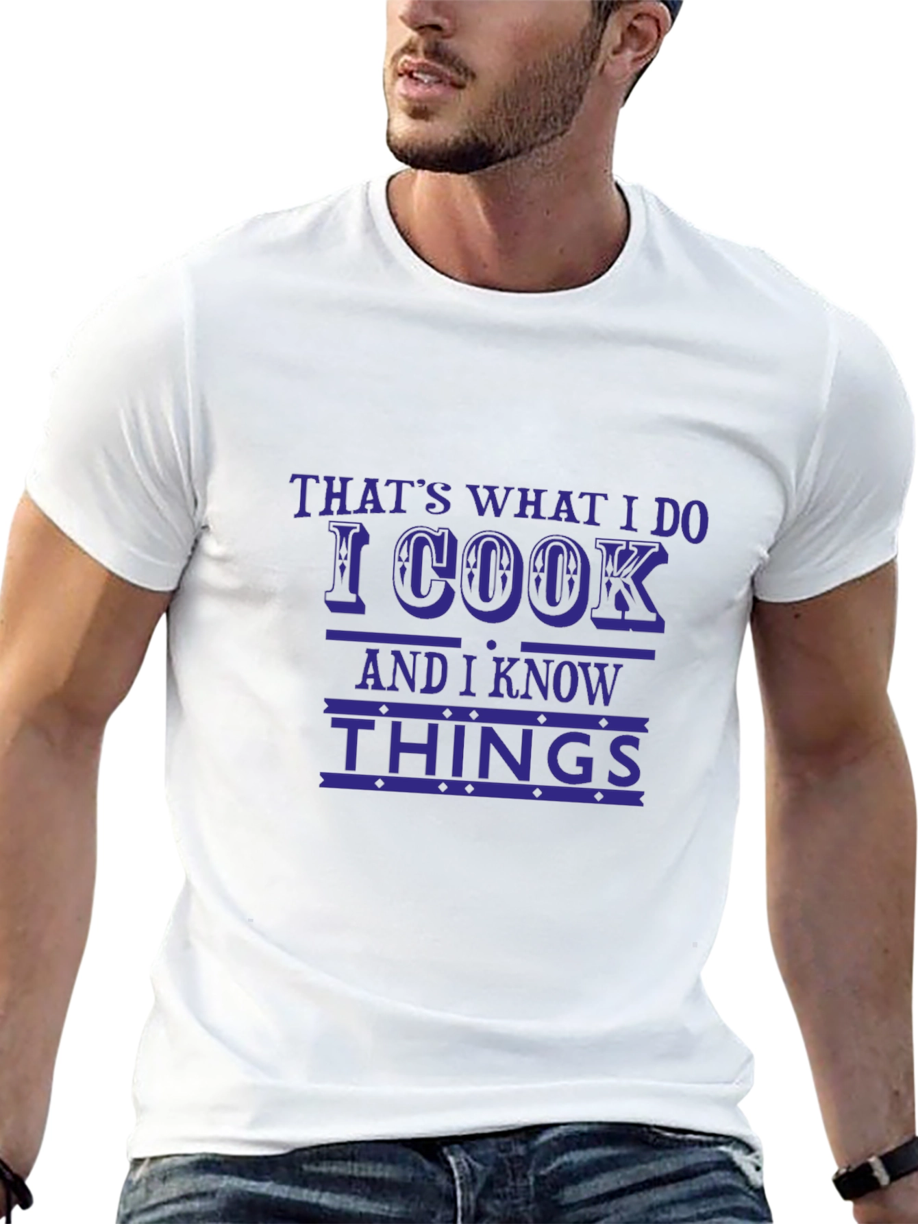 Black That's What I Do I Cook T-Shirt Funny Chef Tee view 13
