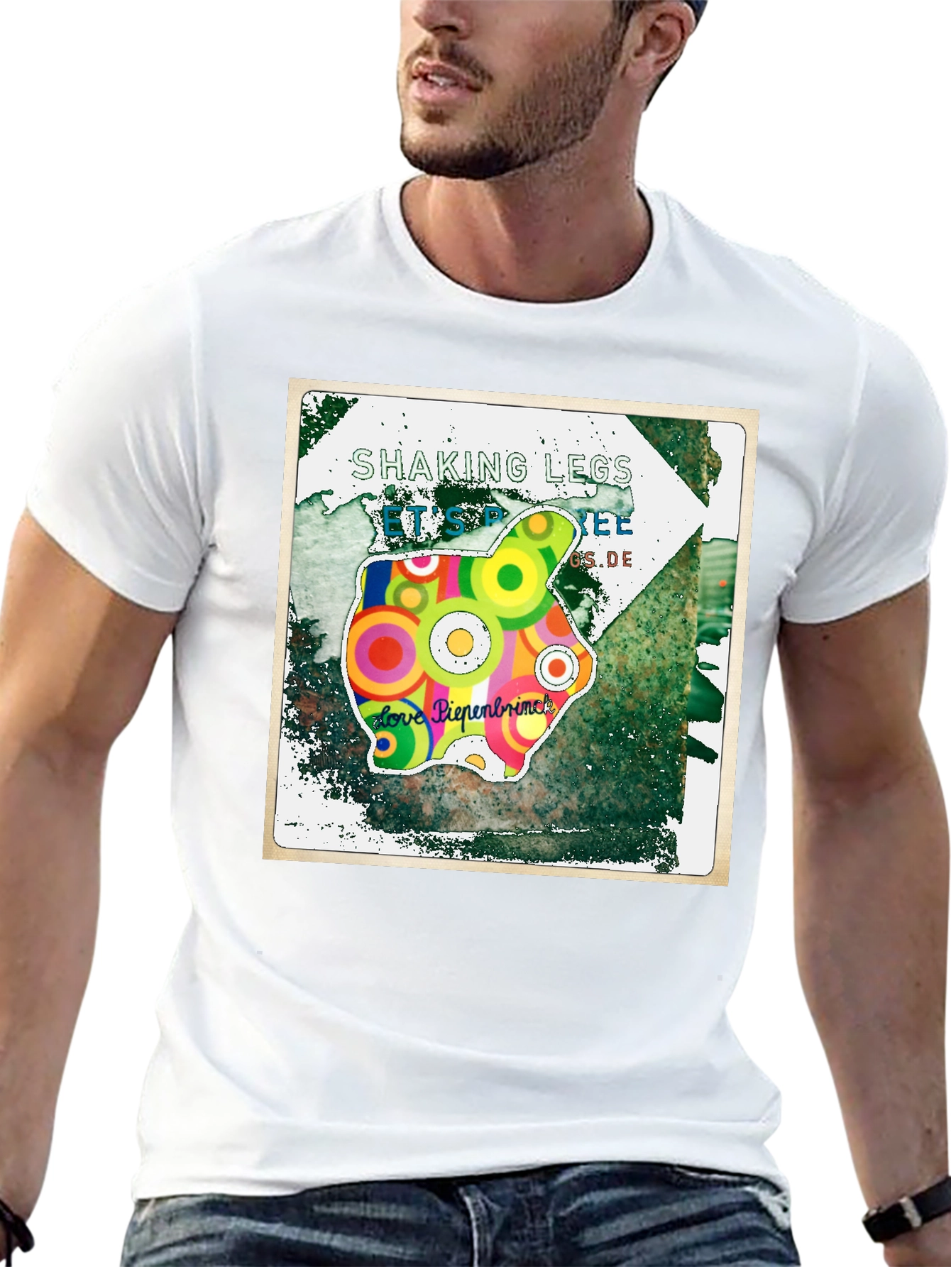 Black Retro Piggy Bank Graphic Tee view 13