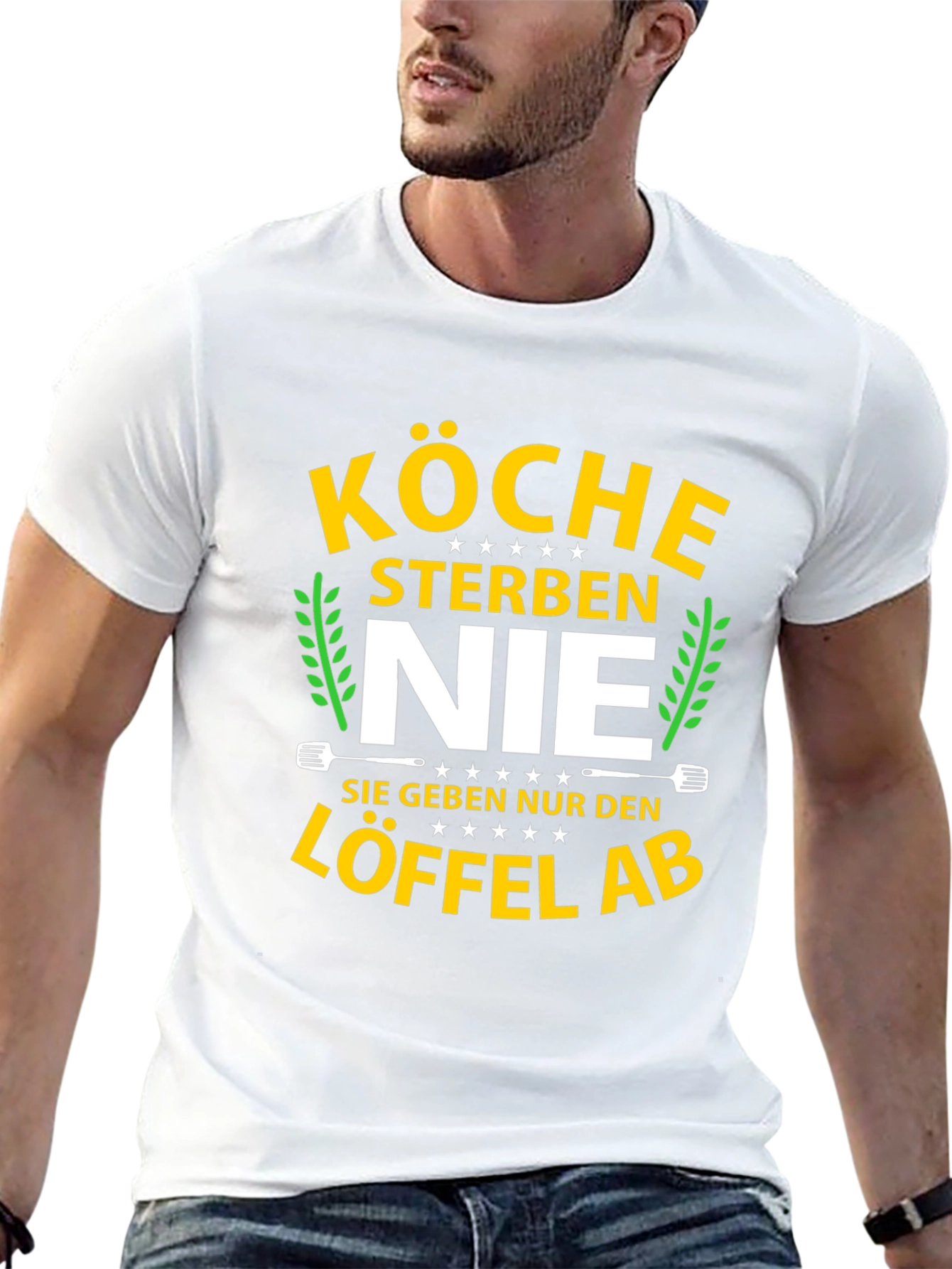 Black Köche Sterben Nie Chef T-Shirt view 13