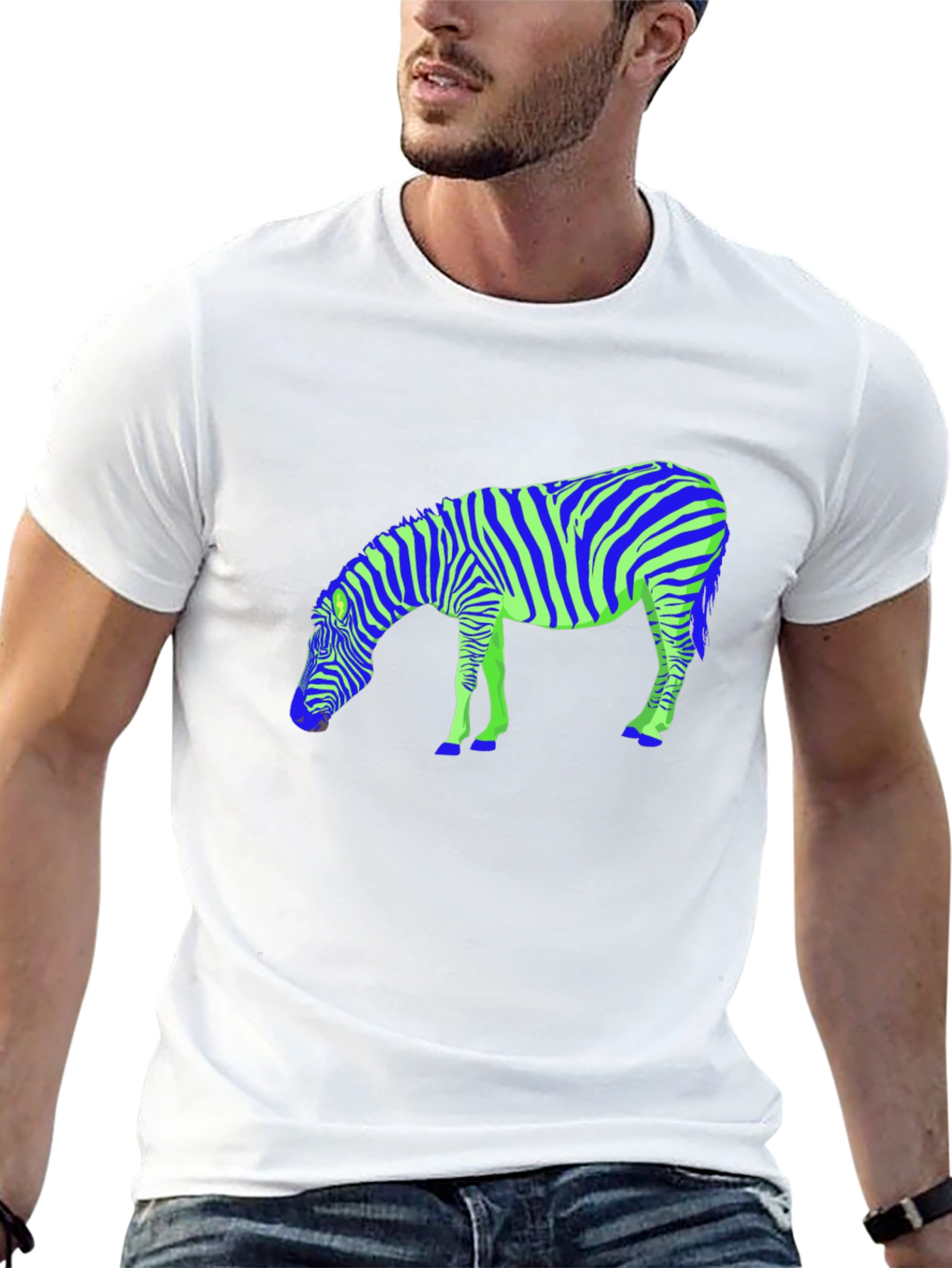 Black Zebra Graphic Tee - Bold Style view 13