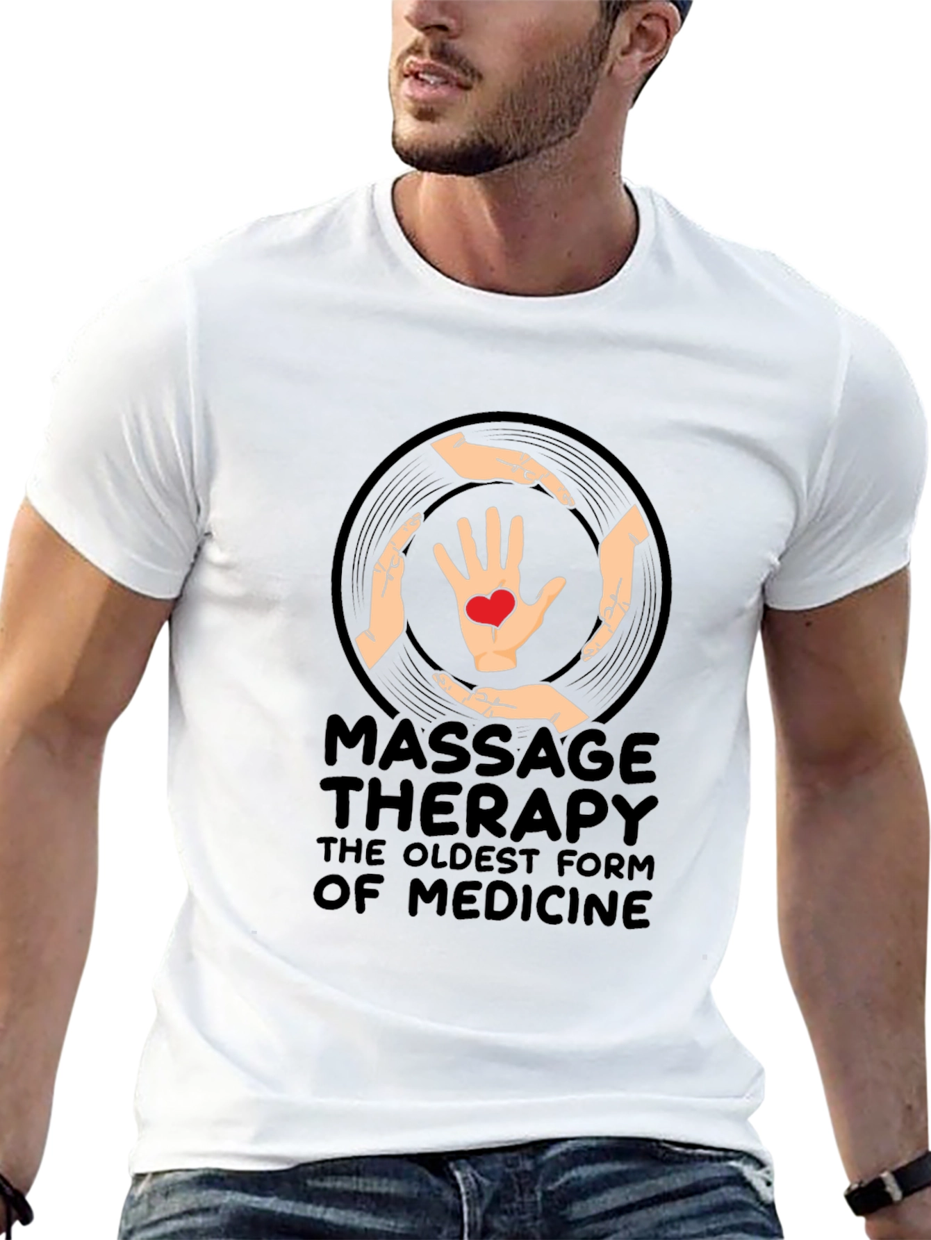 Massage Therapy T-Shirt - Oldest Form of Medicine - 13