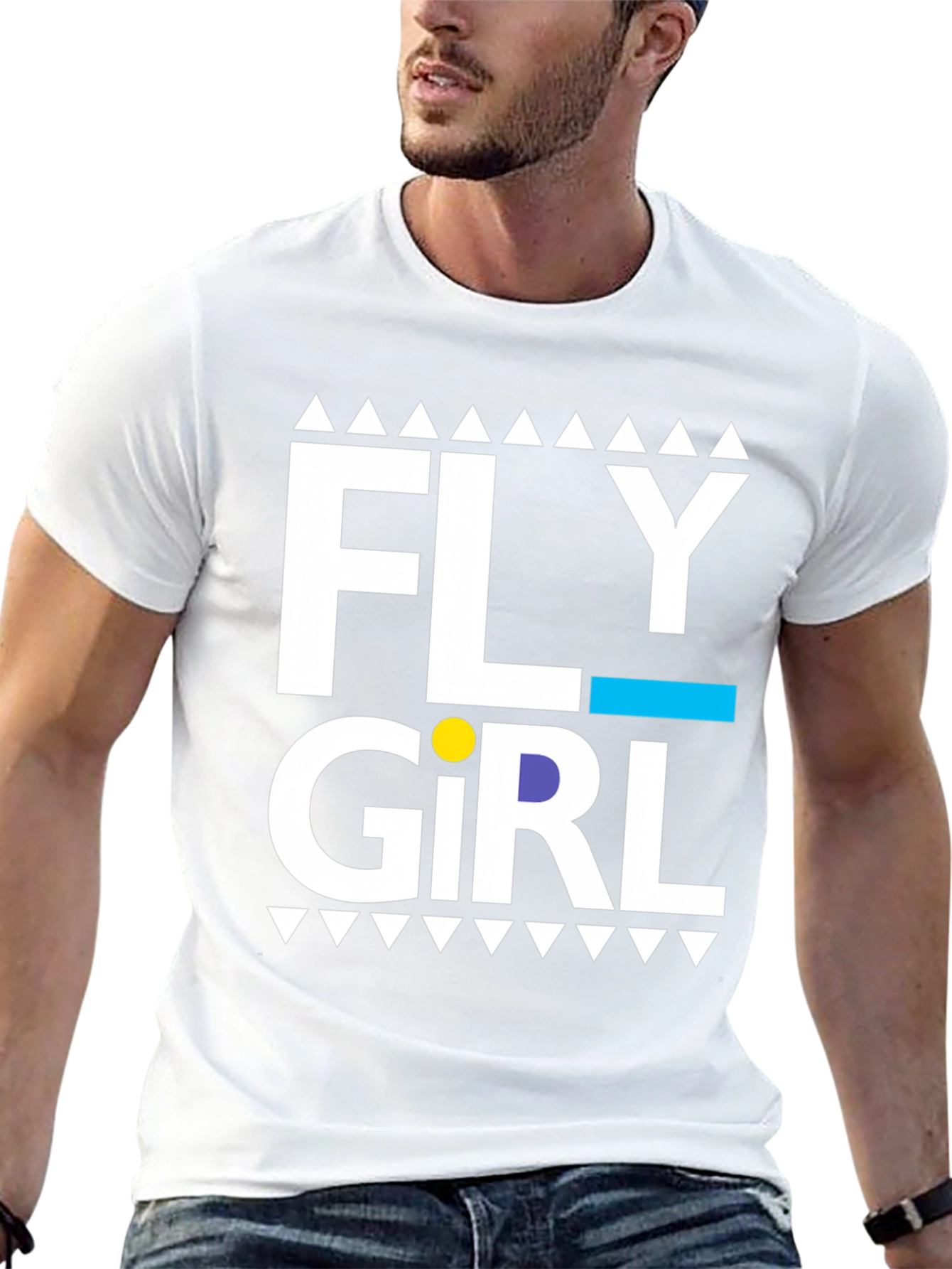 Black Fly Girl Graphic Tee - Stylish & Unique view 13