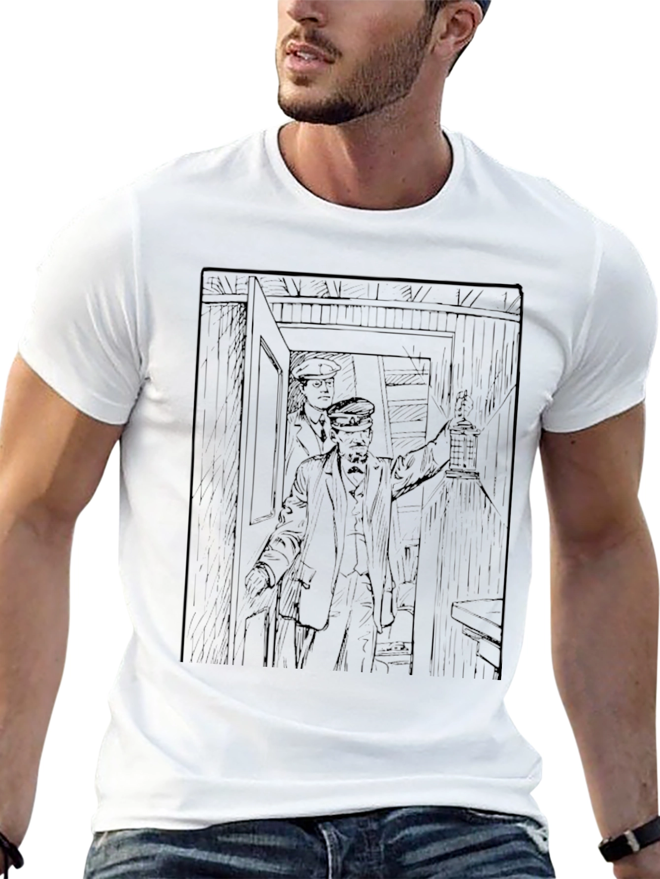 Vintage Detective Graphic Tee - Classic Mystery Novel T-Shirt - 13