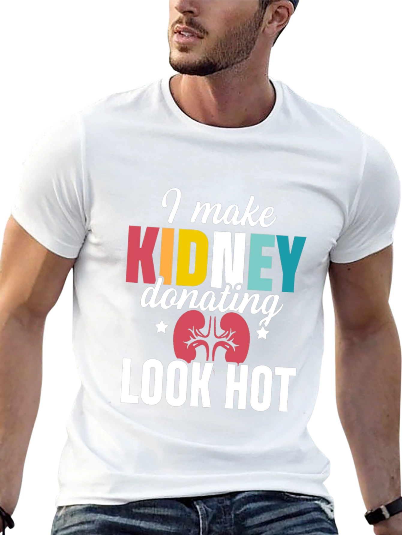 Black Kidney Donation T-Shirt: Make a Statement! view 13