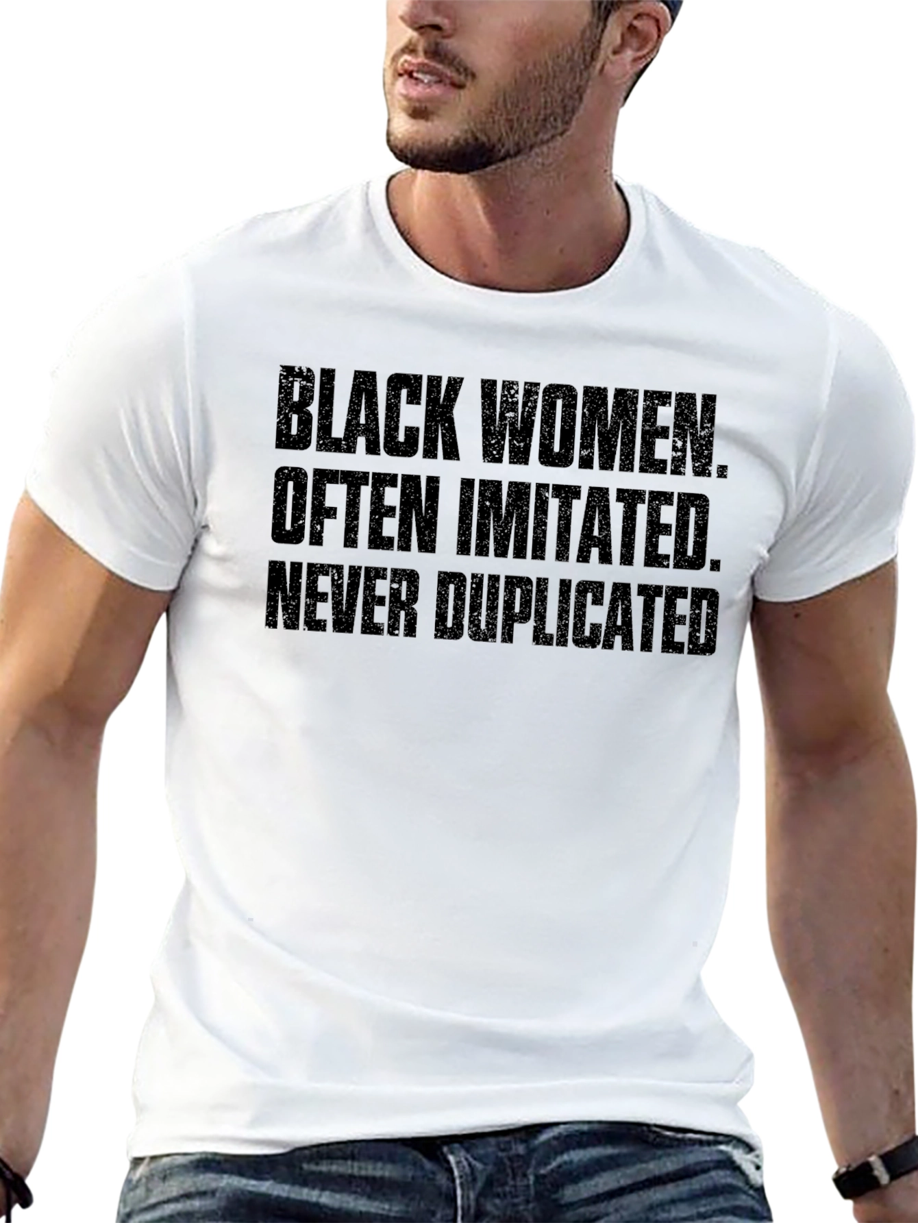 Black Black Women Often Imitated T-Shirt view 13