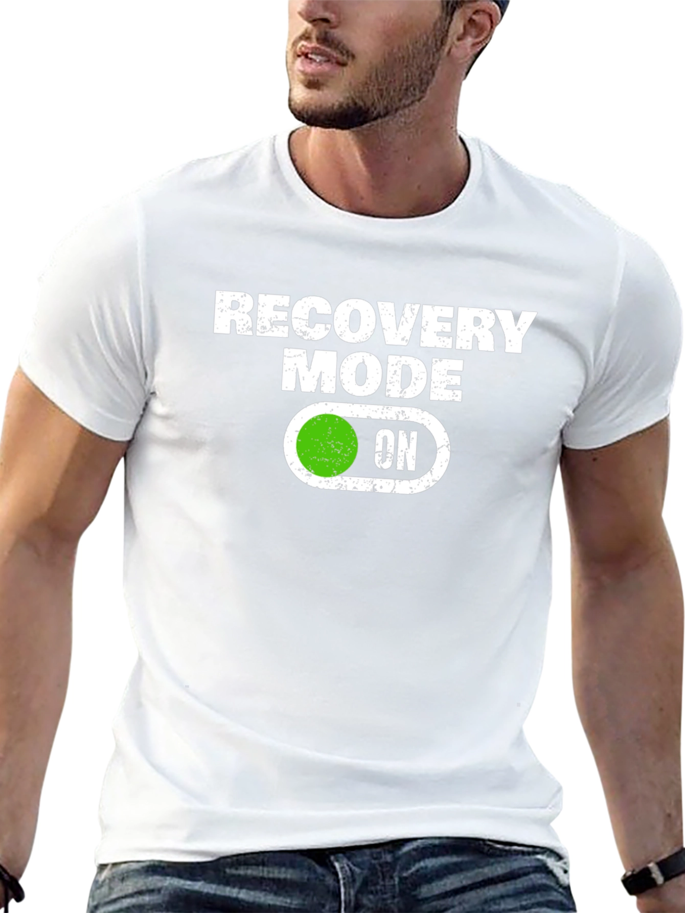 Black Recovery Mode ON T-Shirt - Funny & Stylish view 13