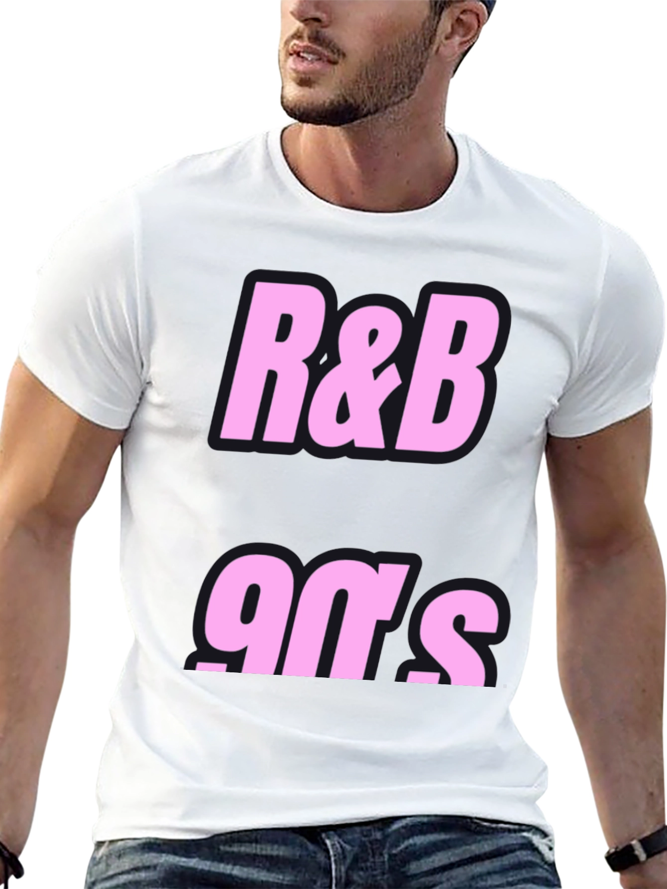 Black R&B 90's Black Graphic Tee view 13