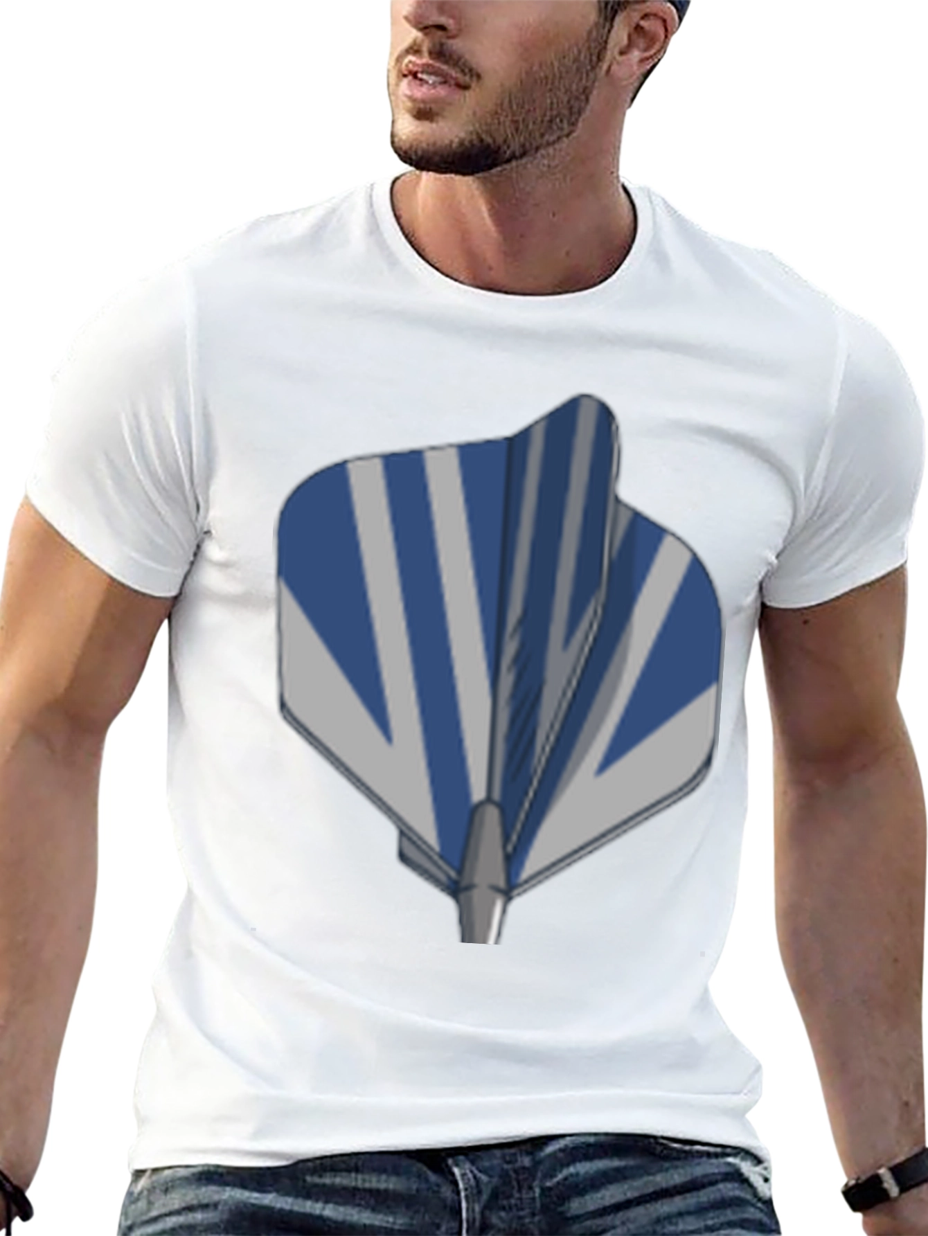 Black Dart Flight Graphic Tee - Stylish & Unique Design view 13