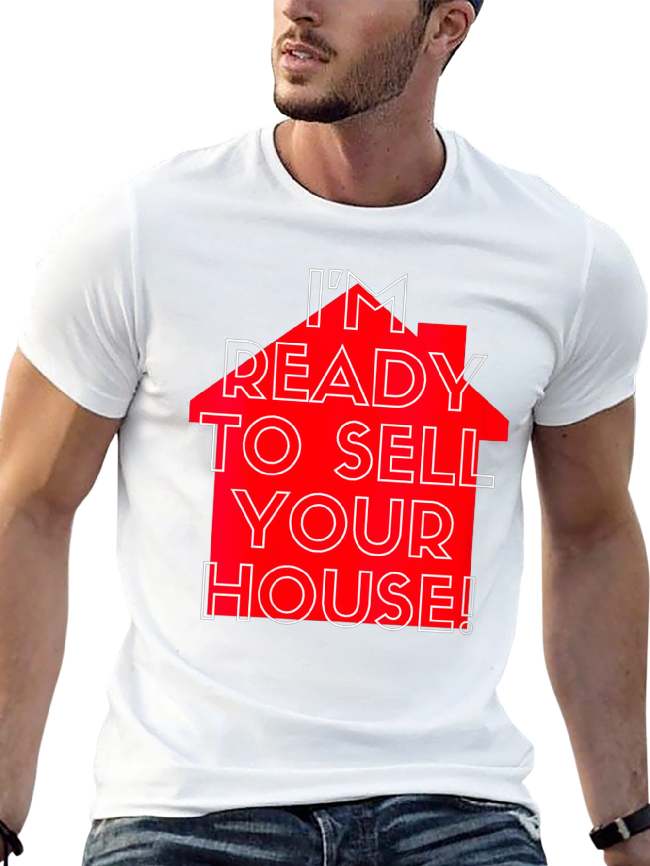 Black I'm Ready to Sell Your House! T-Shirt view 13