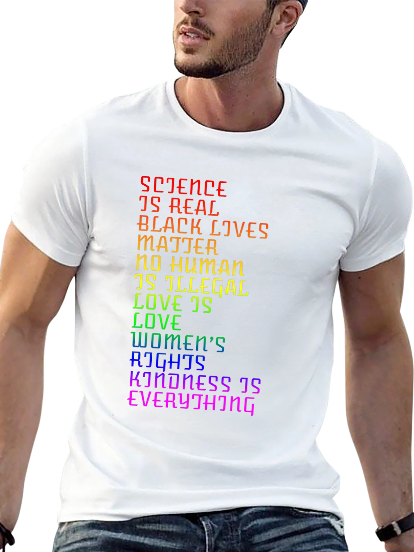Black Science is Real Black Lives Matter LGBTQ+ T-Shirt view 13
