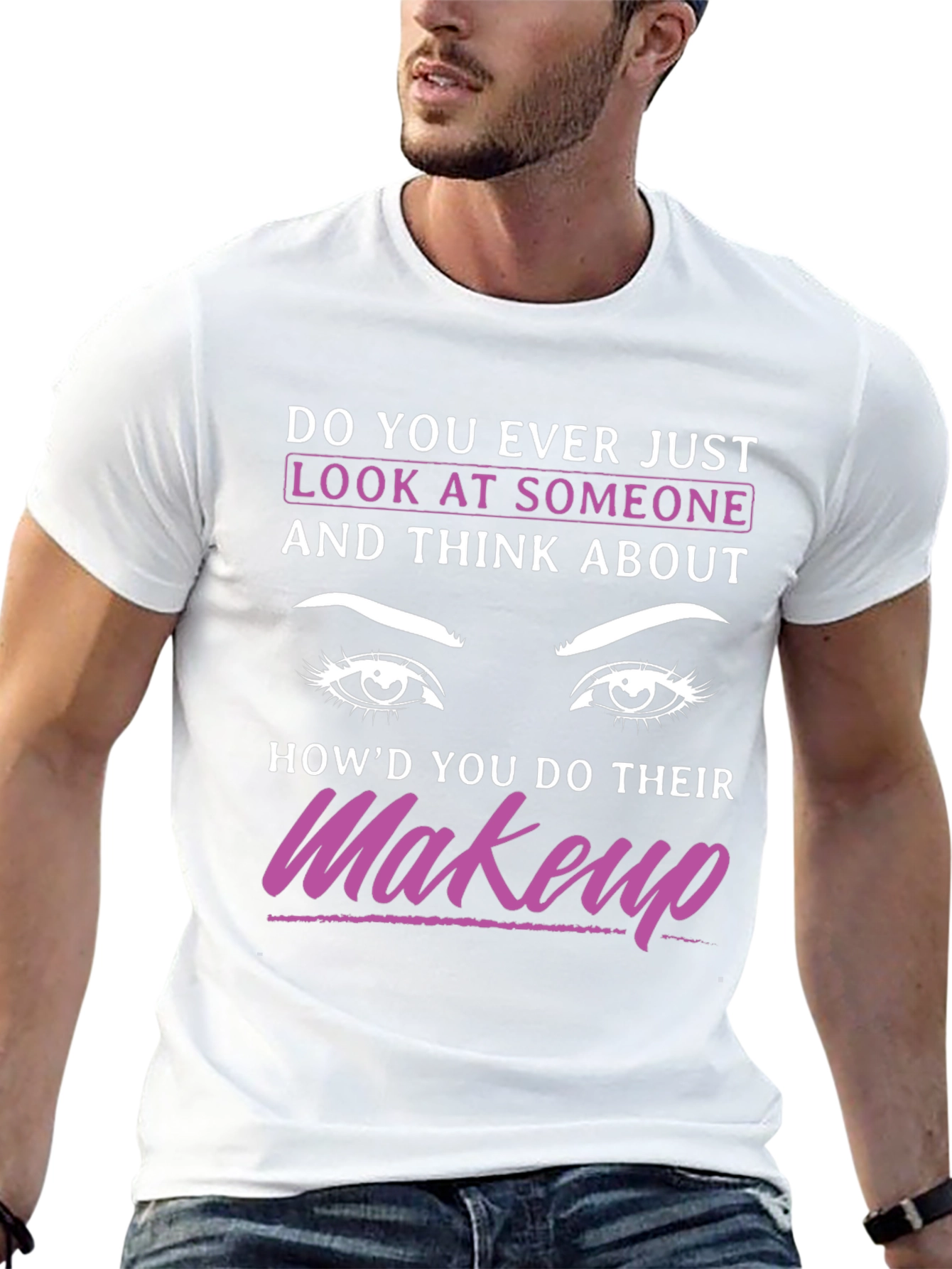 Black Makeup Artist T-Shirt Funny Cosmetic Design Tee view 13