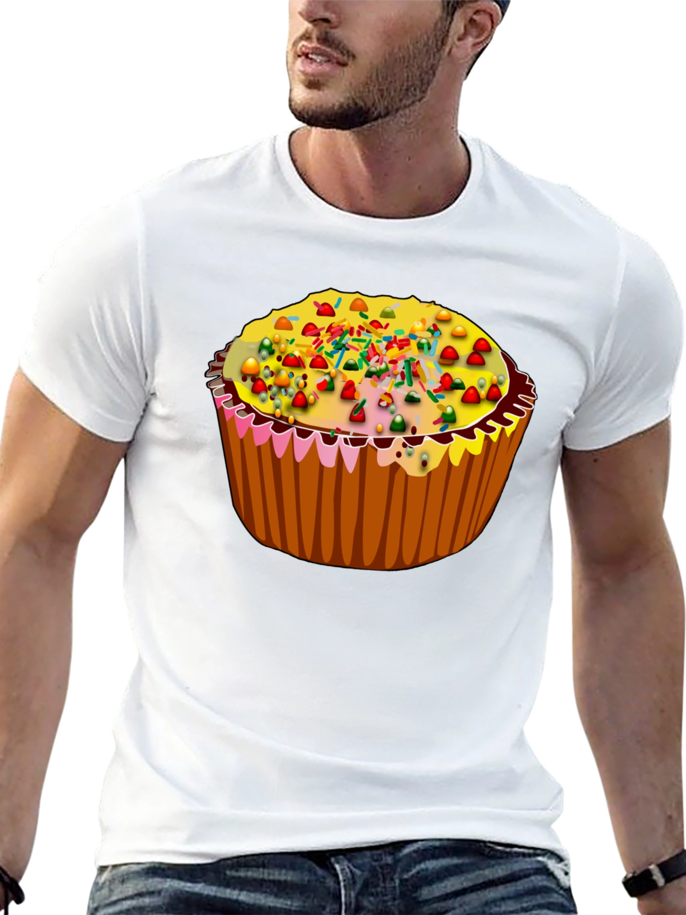 Black Cupcake T-Shirt - Sweet Treat Graphic Tee view 13