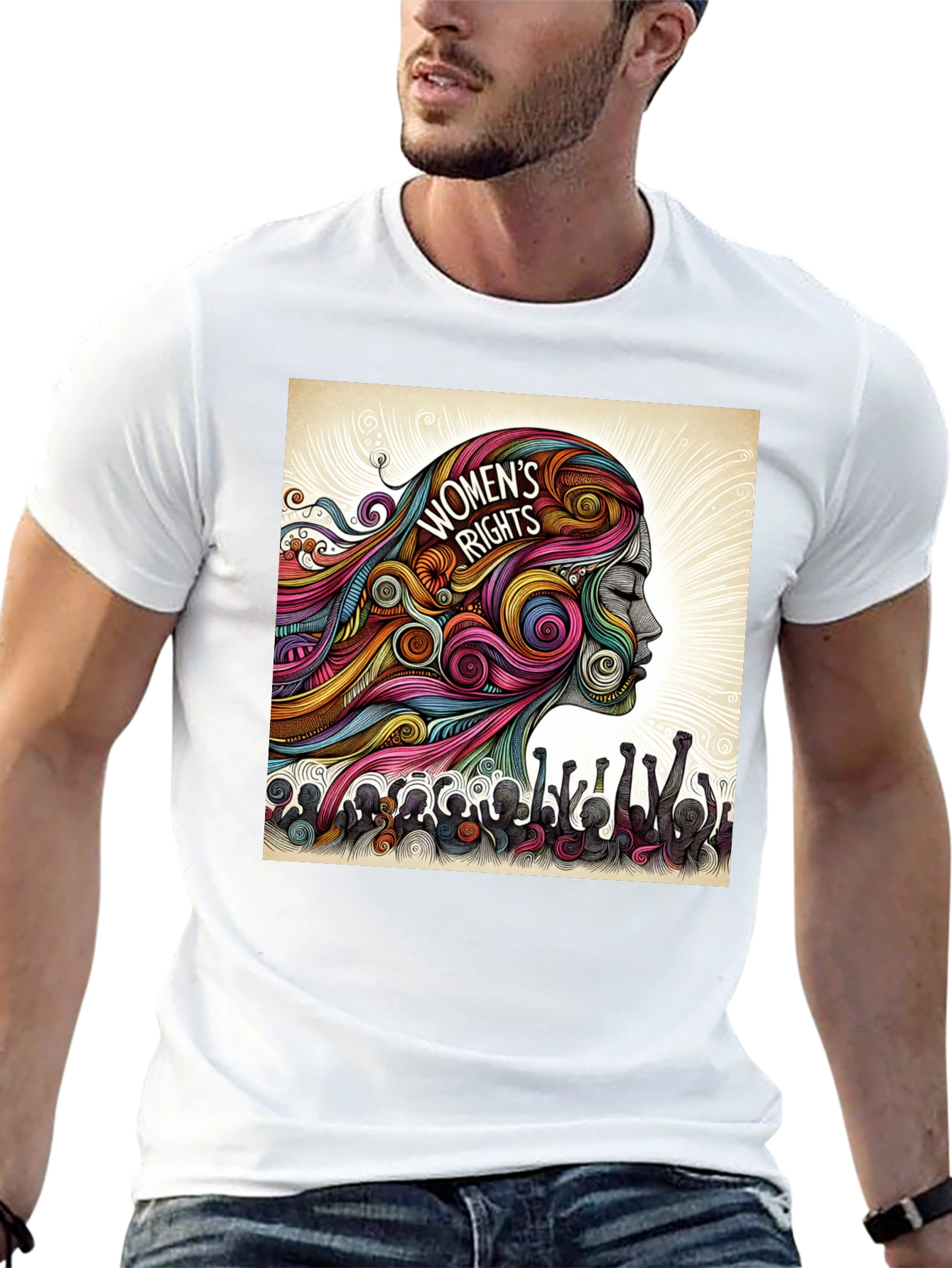 Black Women's Rights Graphic Tee view 13