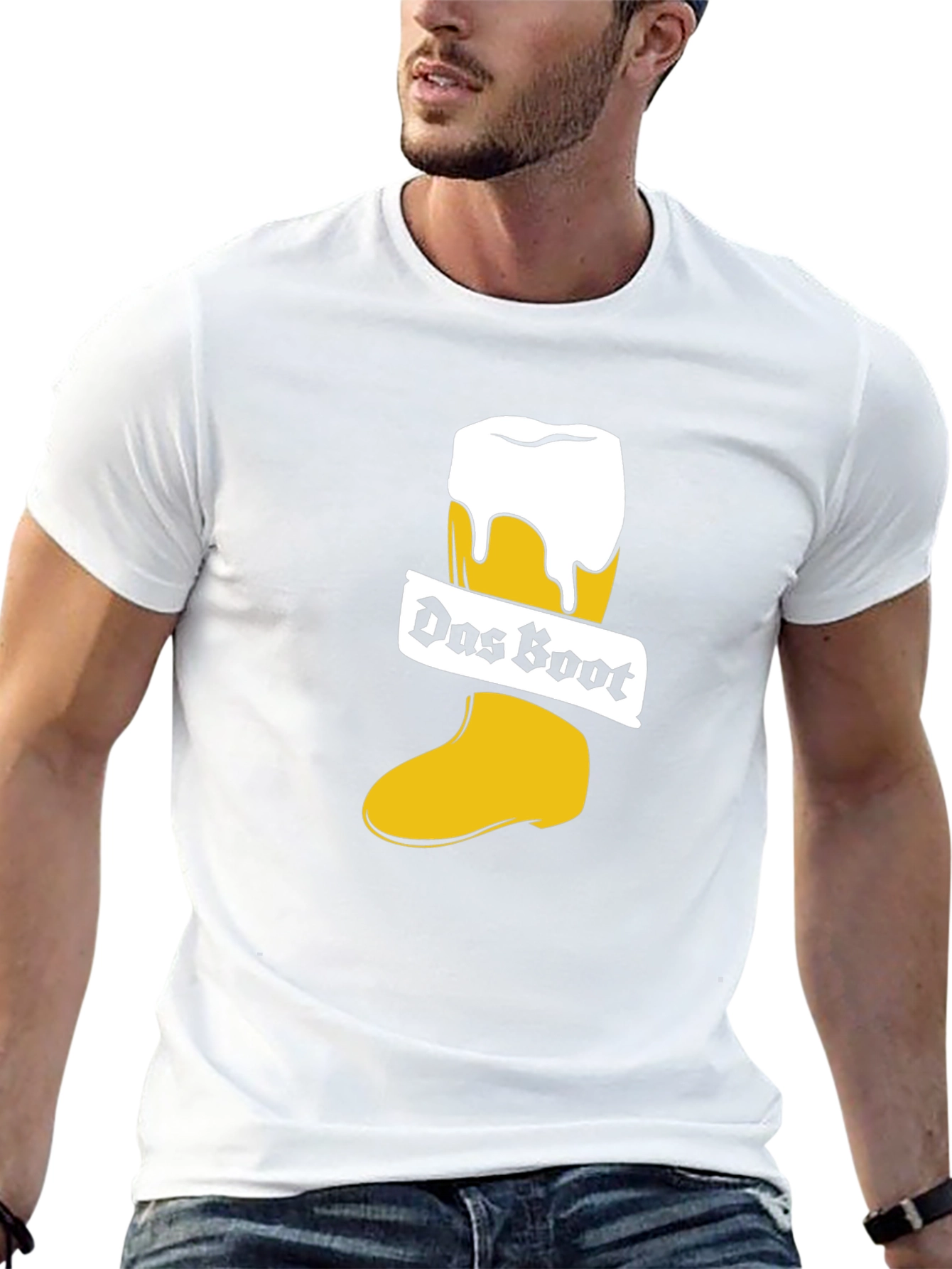 Black Das Boot Beer Boot T-Shirt view 13