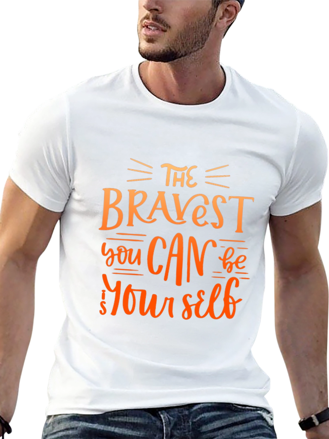 Black The Bravest You Can Be T-Shirt view 13