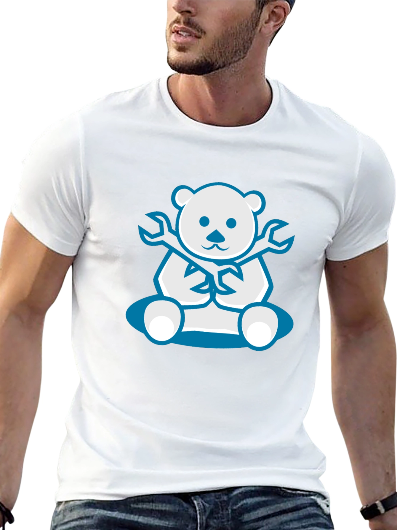Black Bear Mechanic Graphic T-Shirt view 13