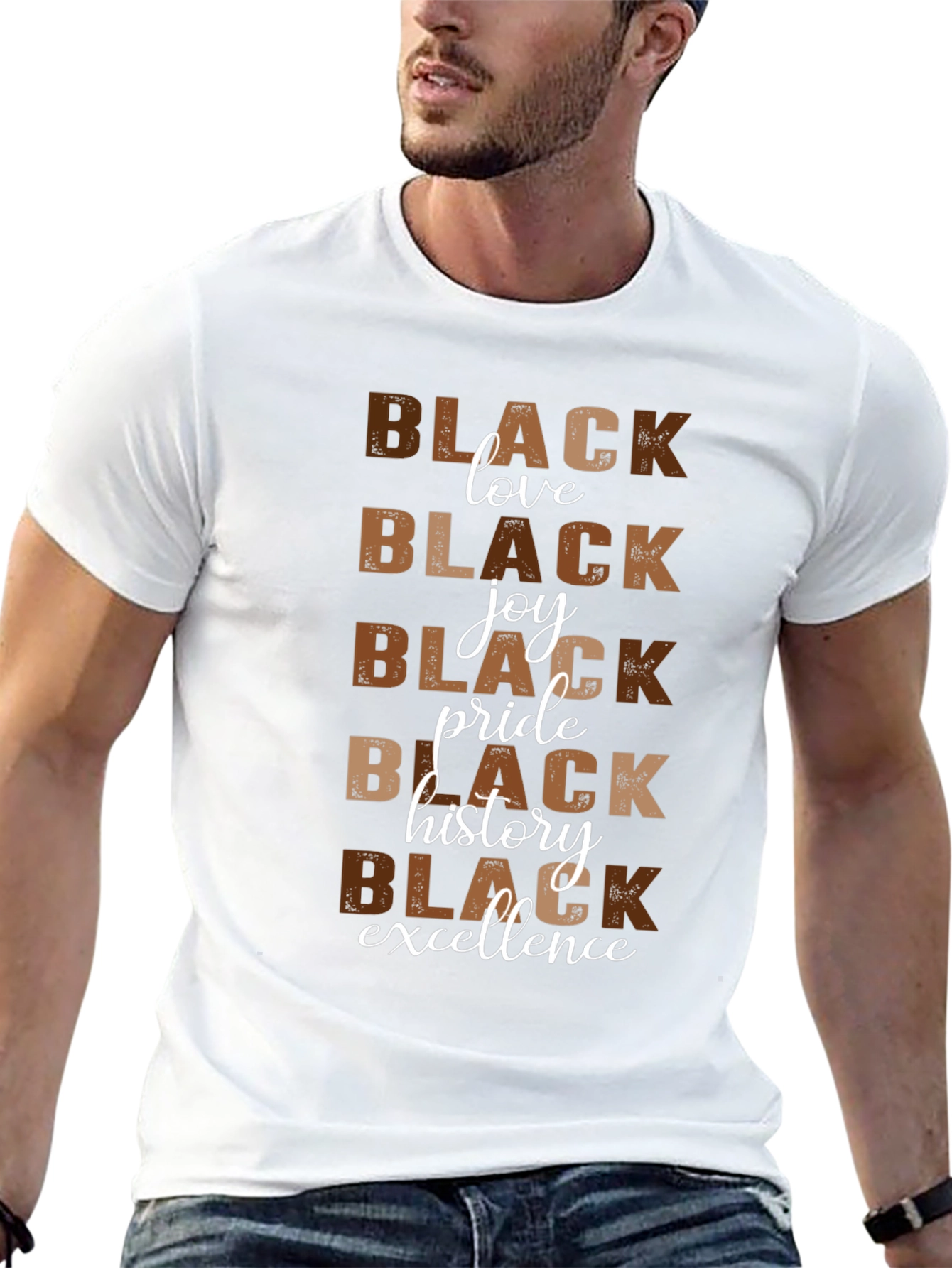 Black Black History Pride Excellence T-Shirt view 13