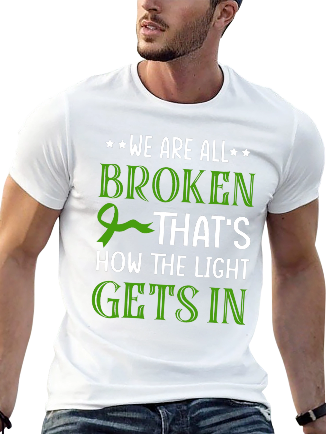 Black Broken: How the Light Gets In T-Shirt view 13