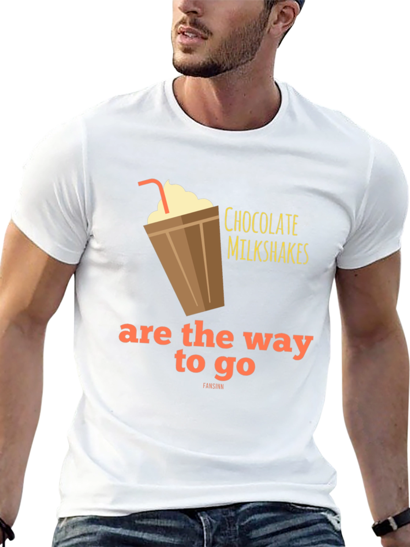 Black Chocolate Milkshake T-Shirt - Sweet Tooth Style! view 13