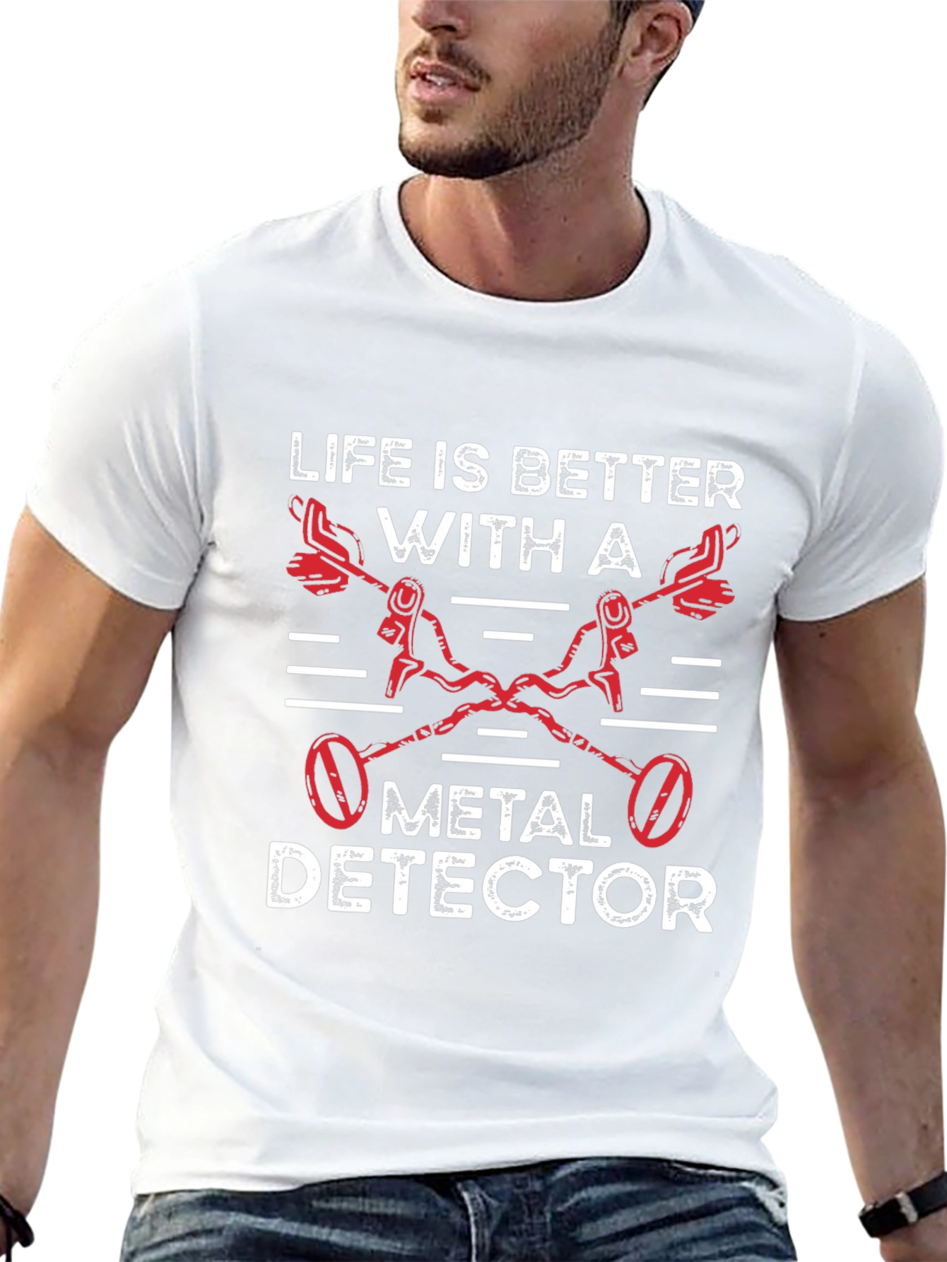 Black Life is Better With a Metal Detector T-Shirt view 13