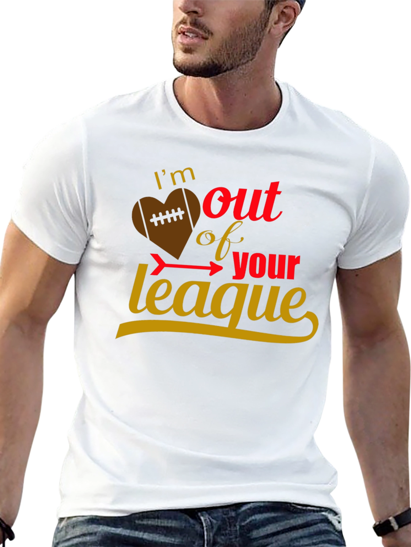 Black I'm Out of Your League Graphic Tee view 13