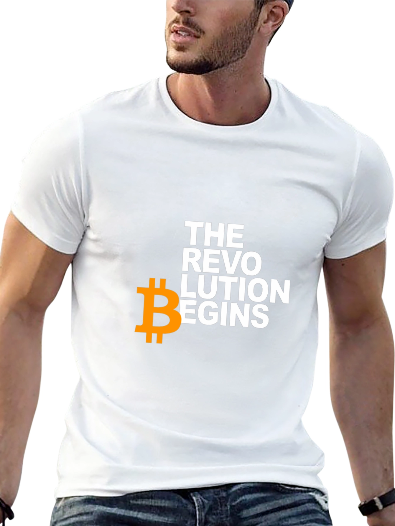 Black Bitcoin Revolution T-Shirt - Crypto Enthusiast Tee view 13