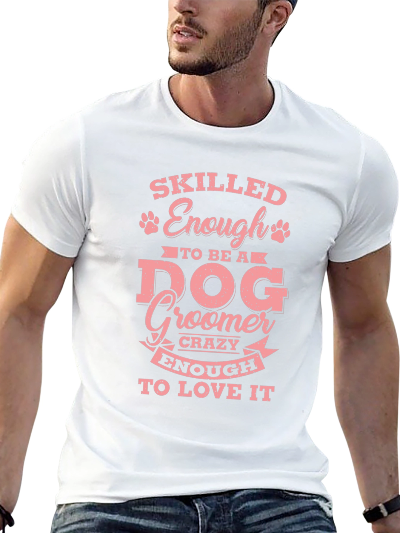 Black Dog Groomer T-Shirt - Skilled Enough view 13