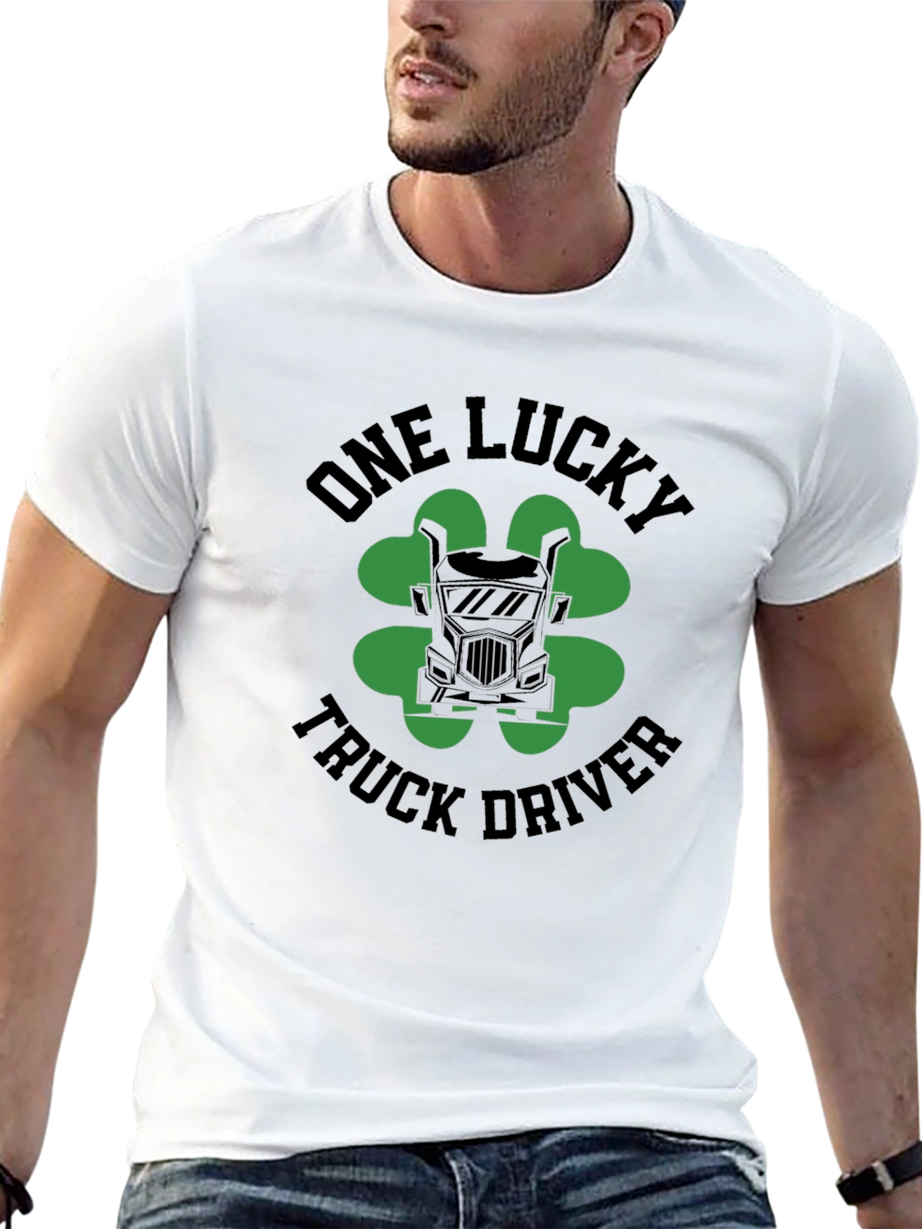 Lucky Truck Driver Graphic Tee - 13