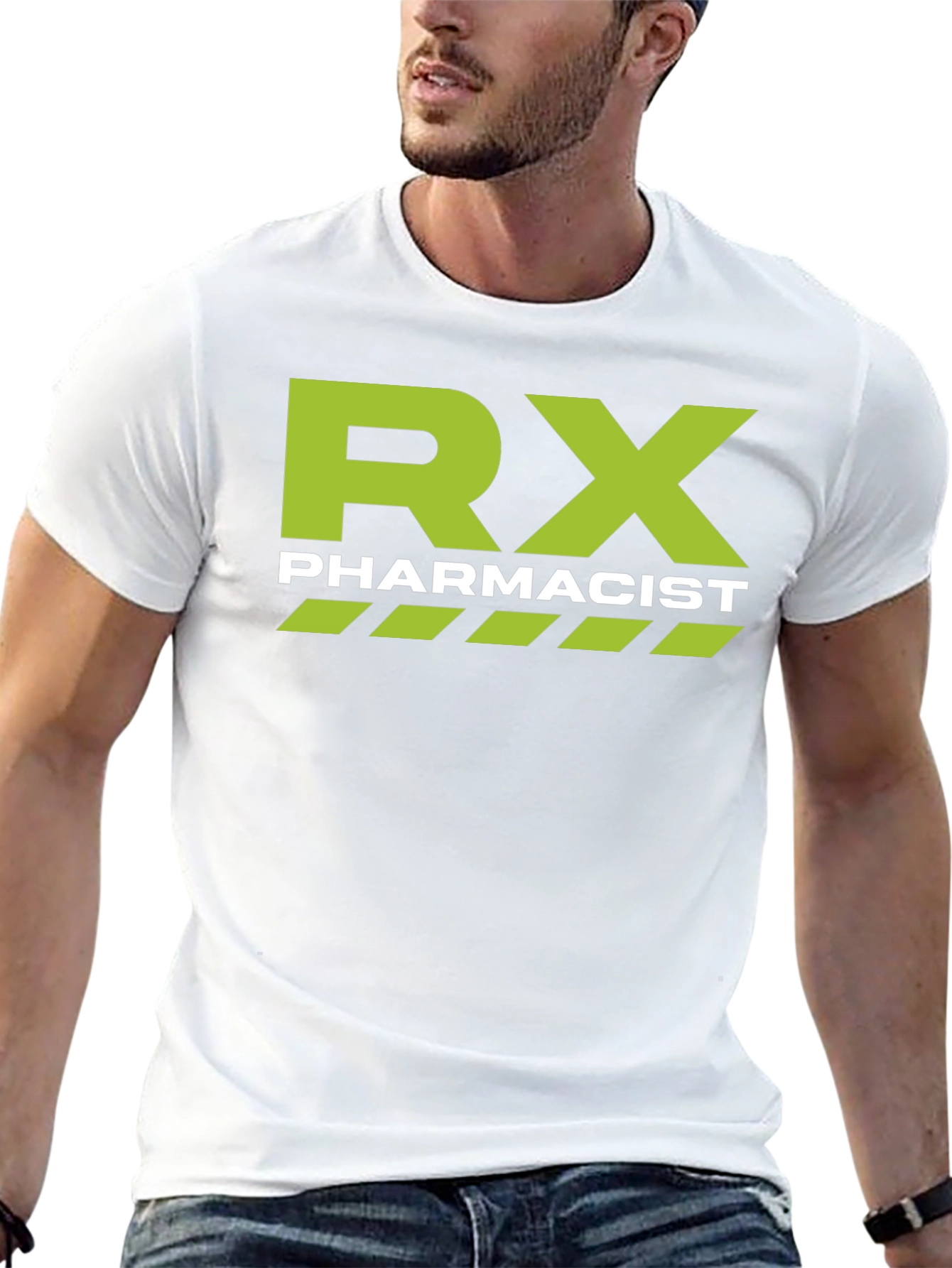Black RX Pharmacist T-Shirt - Black view 13