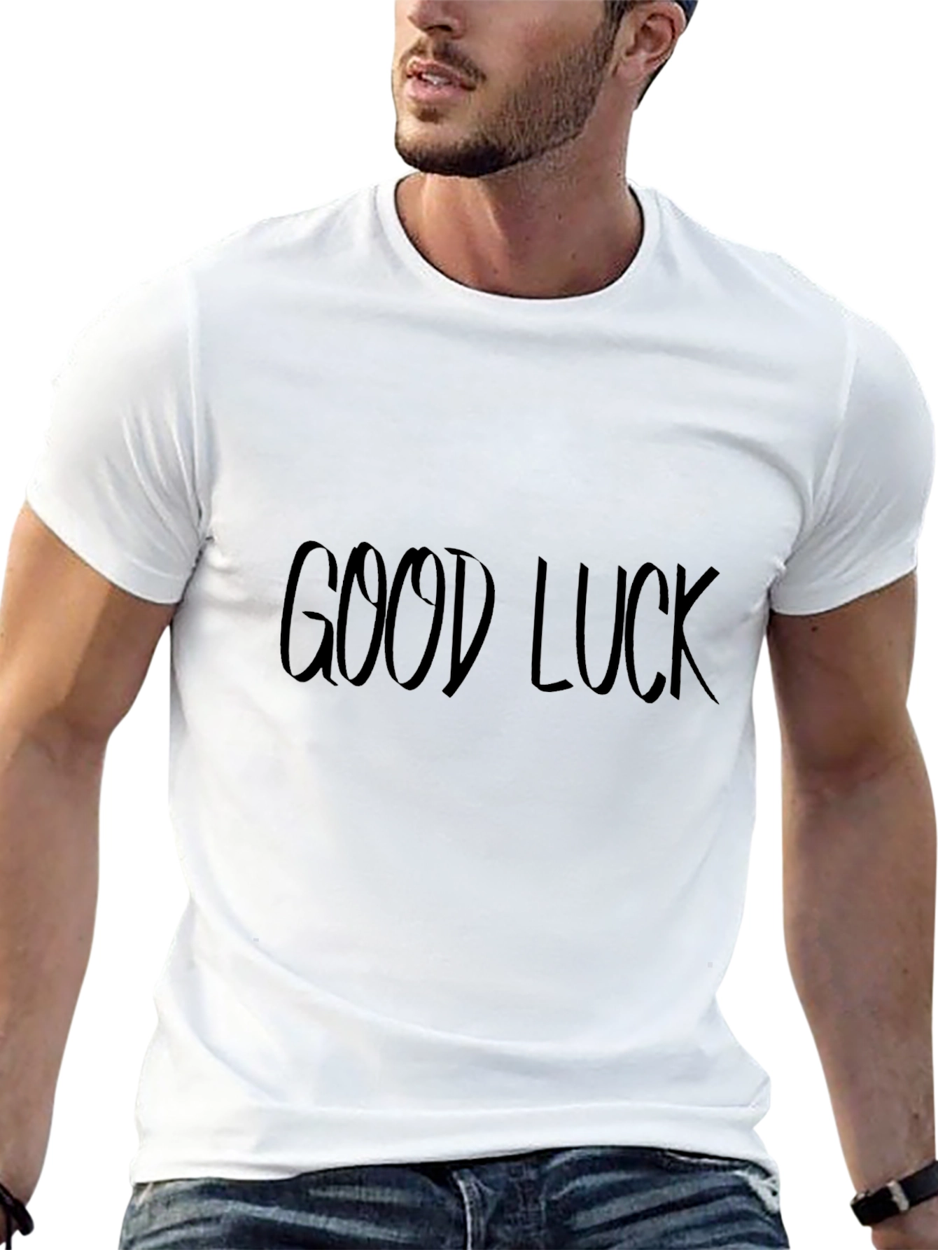 Black Good Luck Black Tee view 13