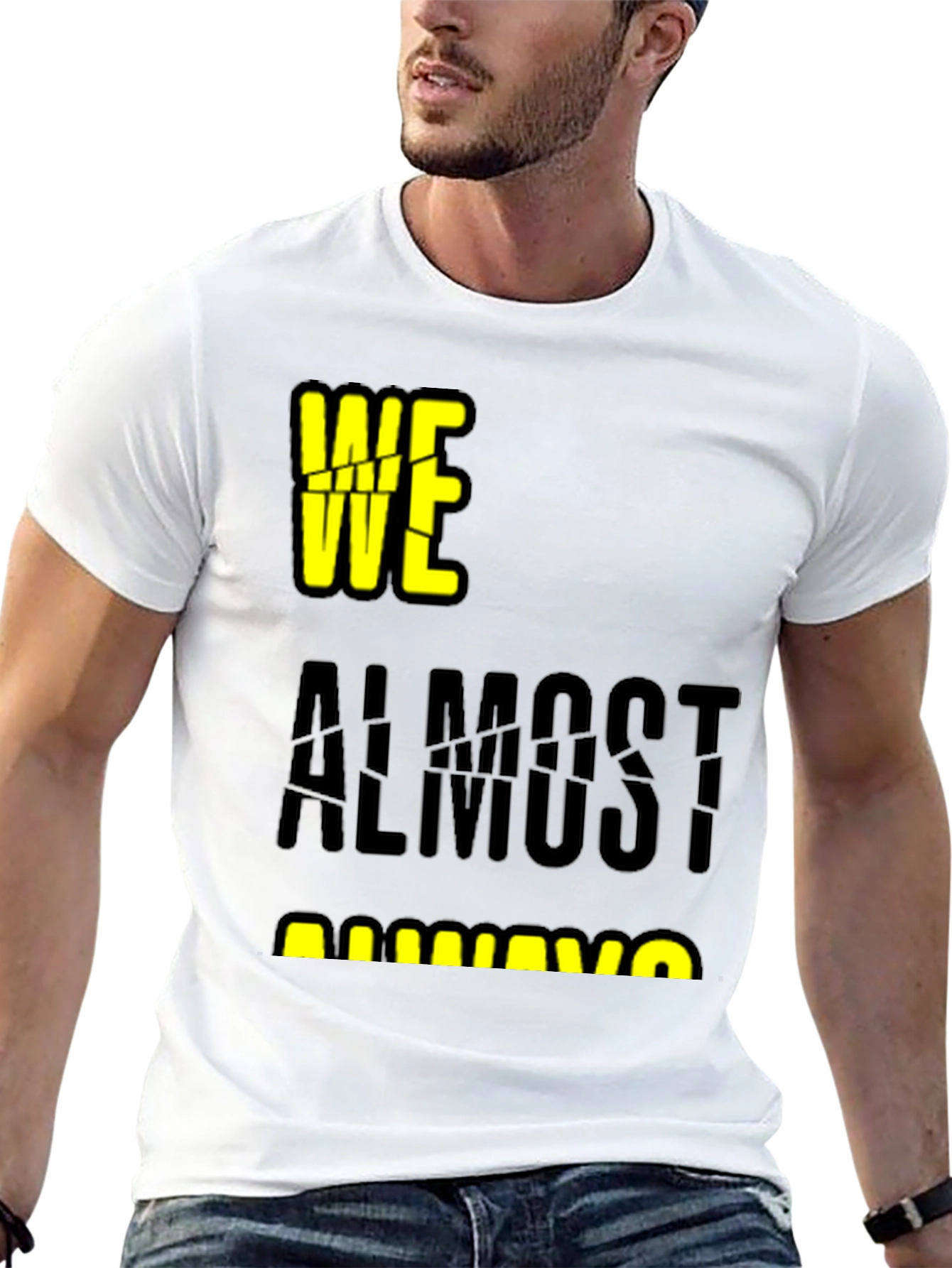 Black We Almost Always Almost T-Shirt - Black view 13