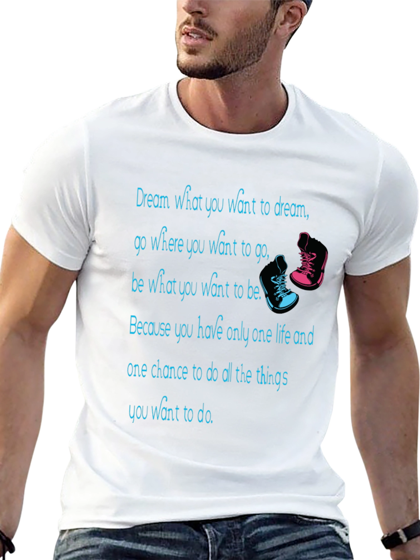 Black Dreamer Graphic T-Shirt: Inspire Your Journey view 13