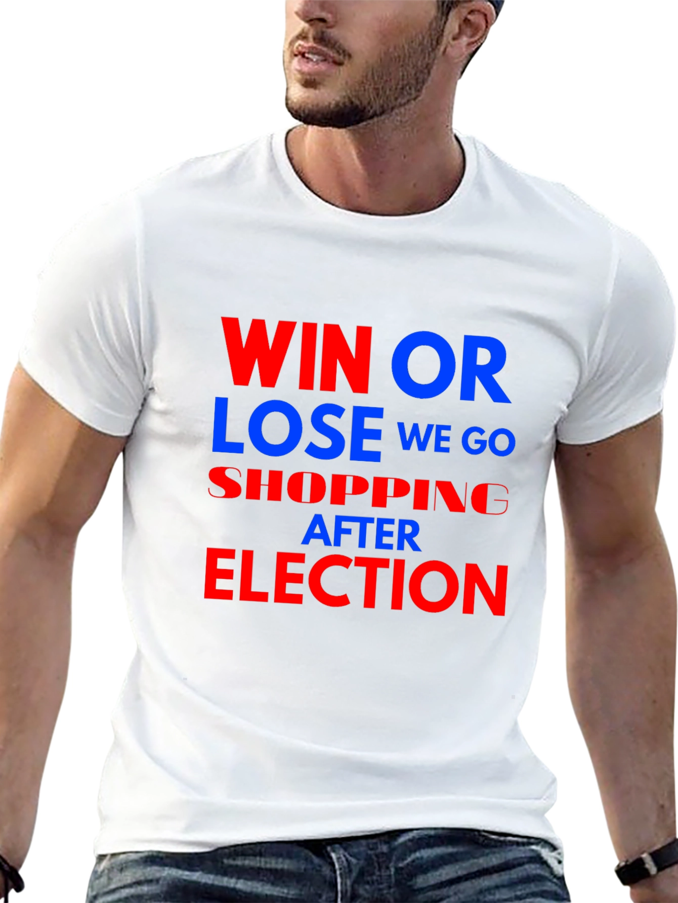 Black Win or Lose We Go Shopping After Election T-Shirt view 13