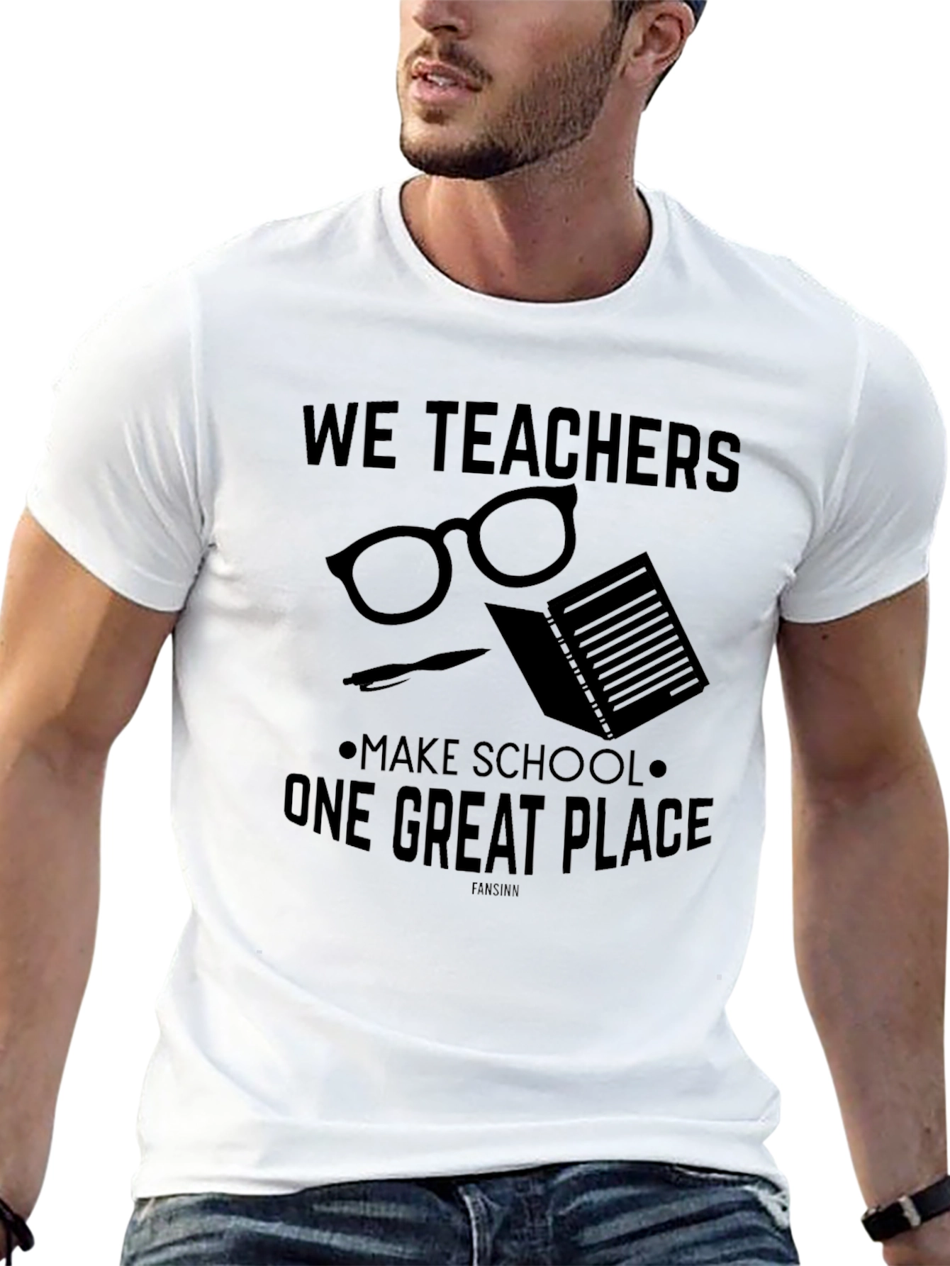Black We Teachers Make School Great T-Shirt view 13