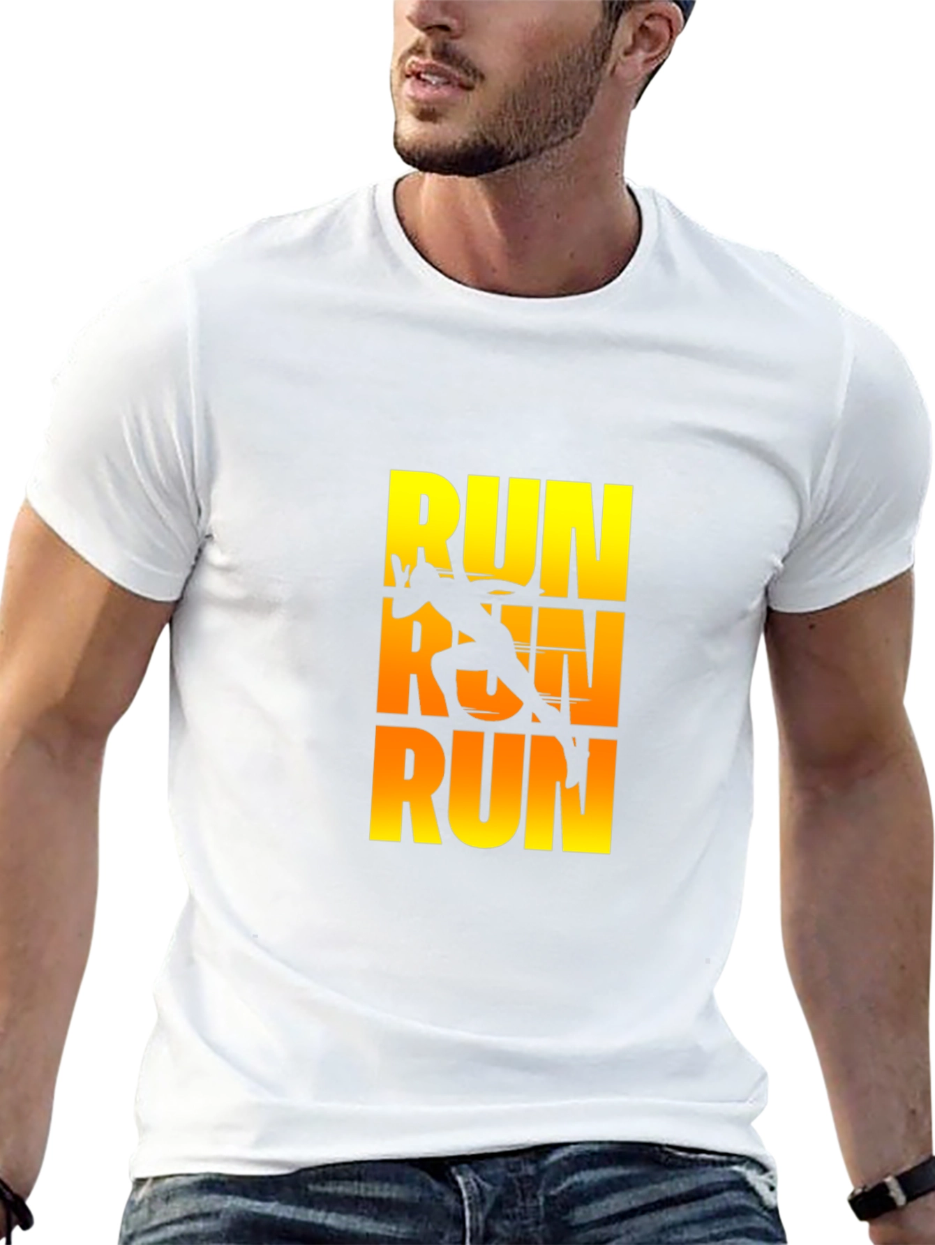 Run Graphic Tee - Stylish Activewear Shirt - 13