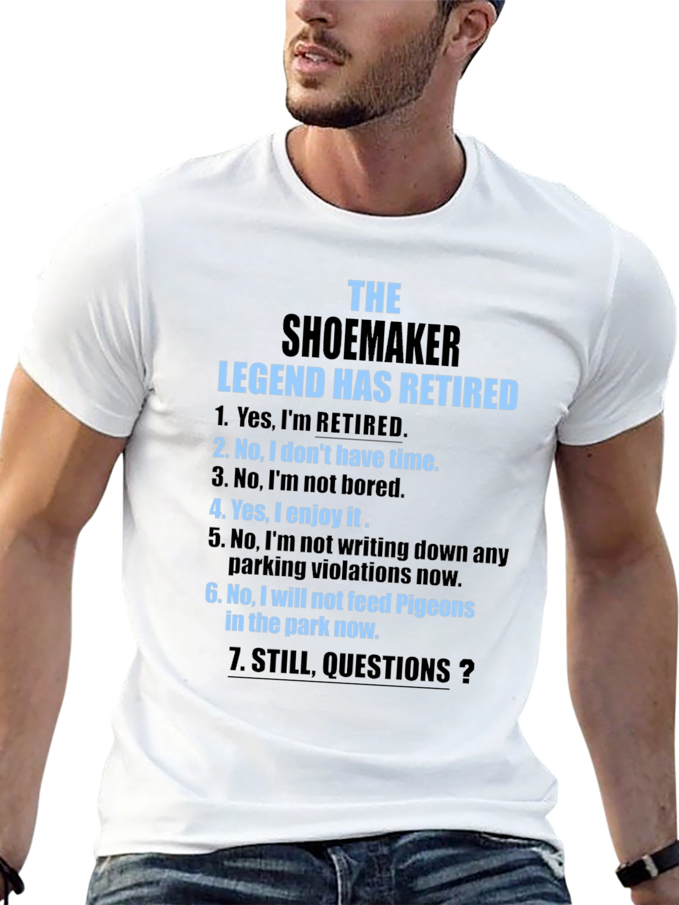 Black Retired Shoemaker Legend T-Shirt view 13