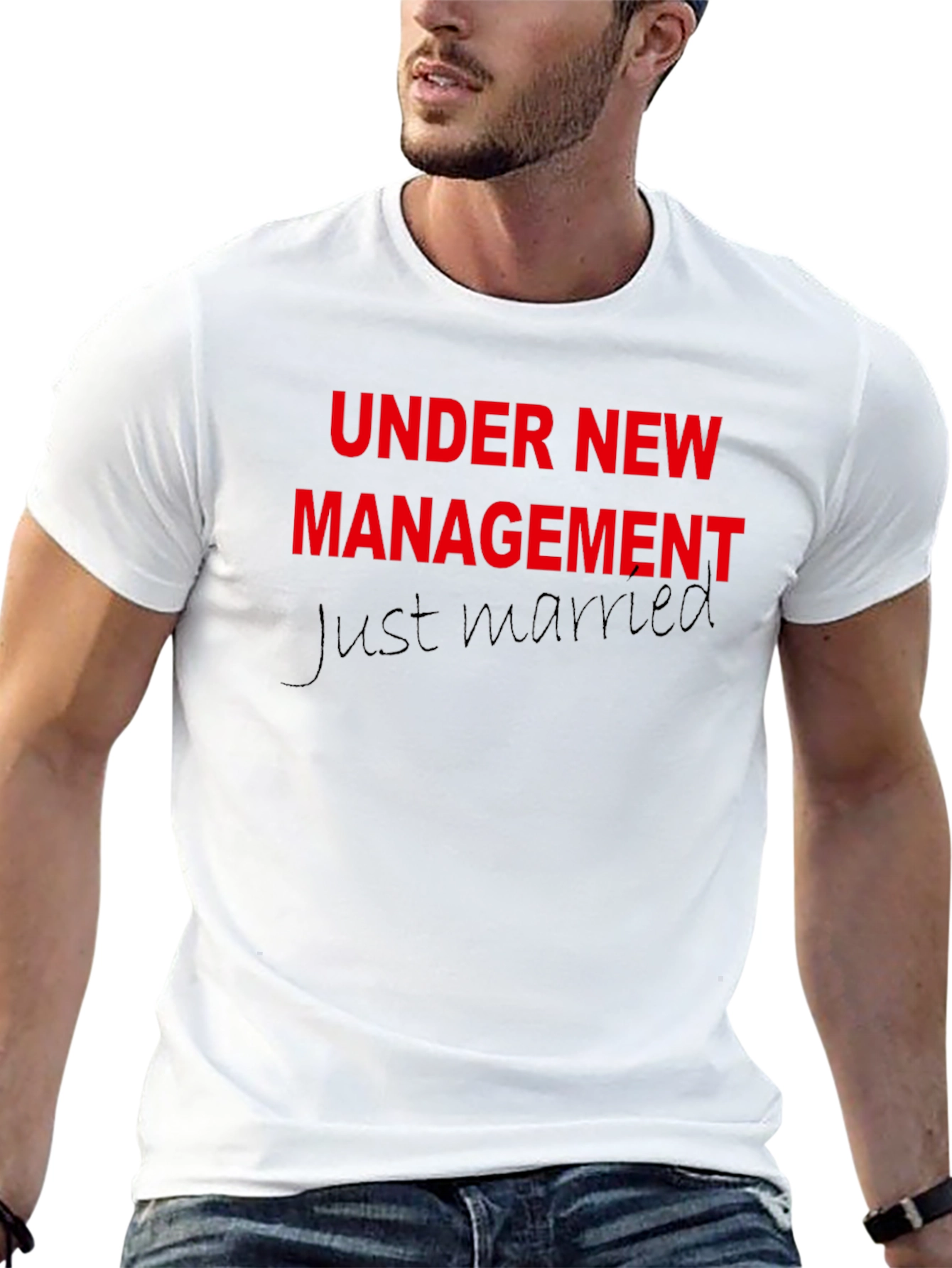 Black Under New Management T-Shirt view 13