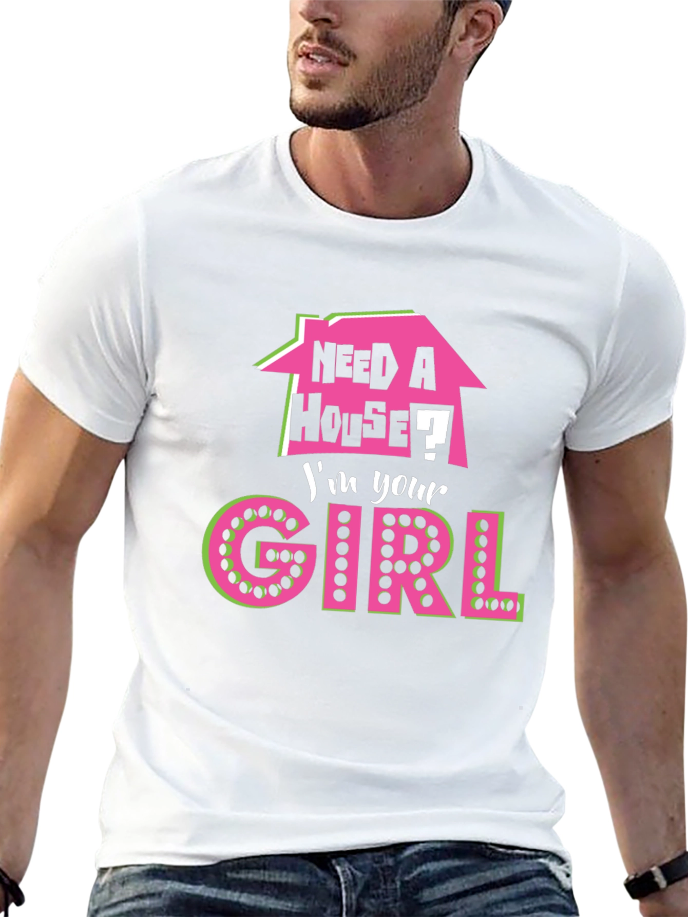 Black Need a House? I'm Your Girl T-Shirt view 13