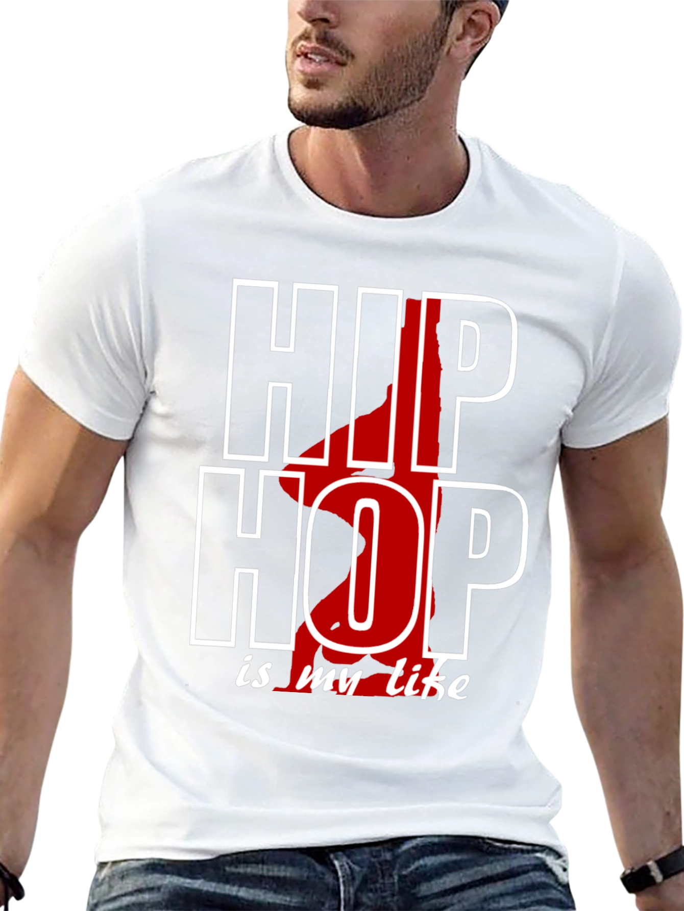 Black Hip Hop Is My Life Black T-Shirt view 13