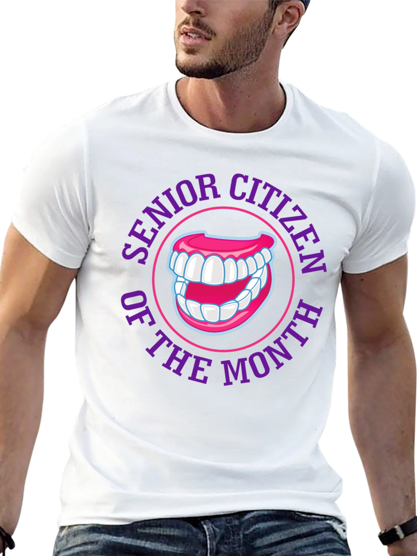 Black Senior Citizen of the Month Black Graphic Tee view 13